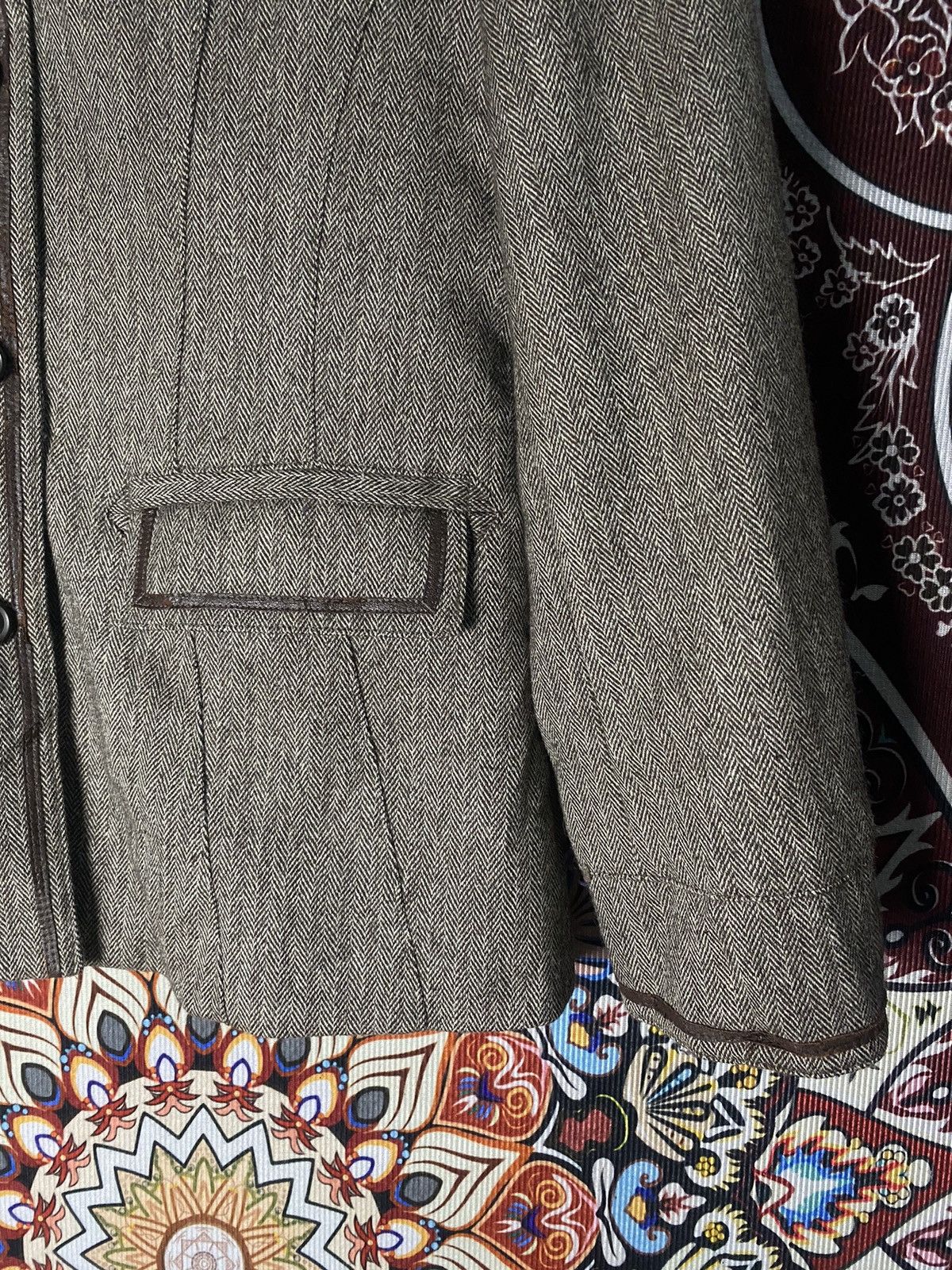 Designer × Kansai Yamamoto Kansai Bis by Kansai Yamamoto Button Coat Size 38R - 5 Thumbnail