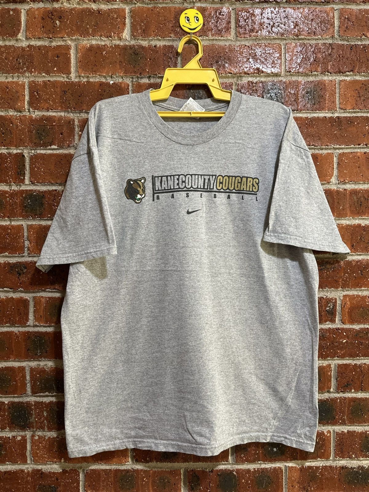 MLB × Nike × Vintage Vintage Nike KaneCounty Cougar Baseball Faded Tee Size US XL / EU 56 / 4 - 1 Thumbnail