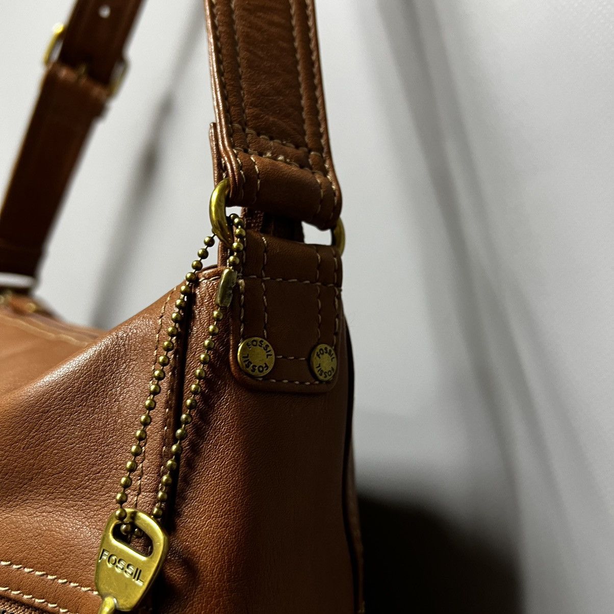 Fossil Vintage Fossil Leather Shoulder Bag Y2K Size ONE SIZE - 17 Thumbnail