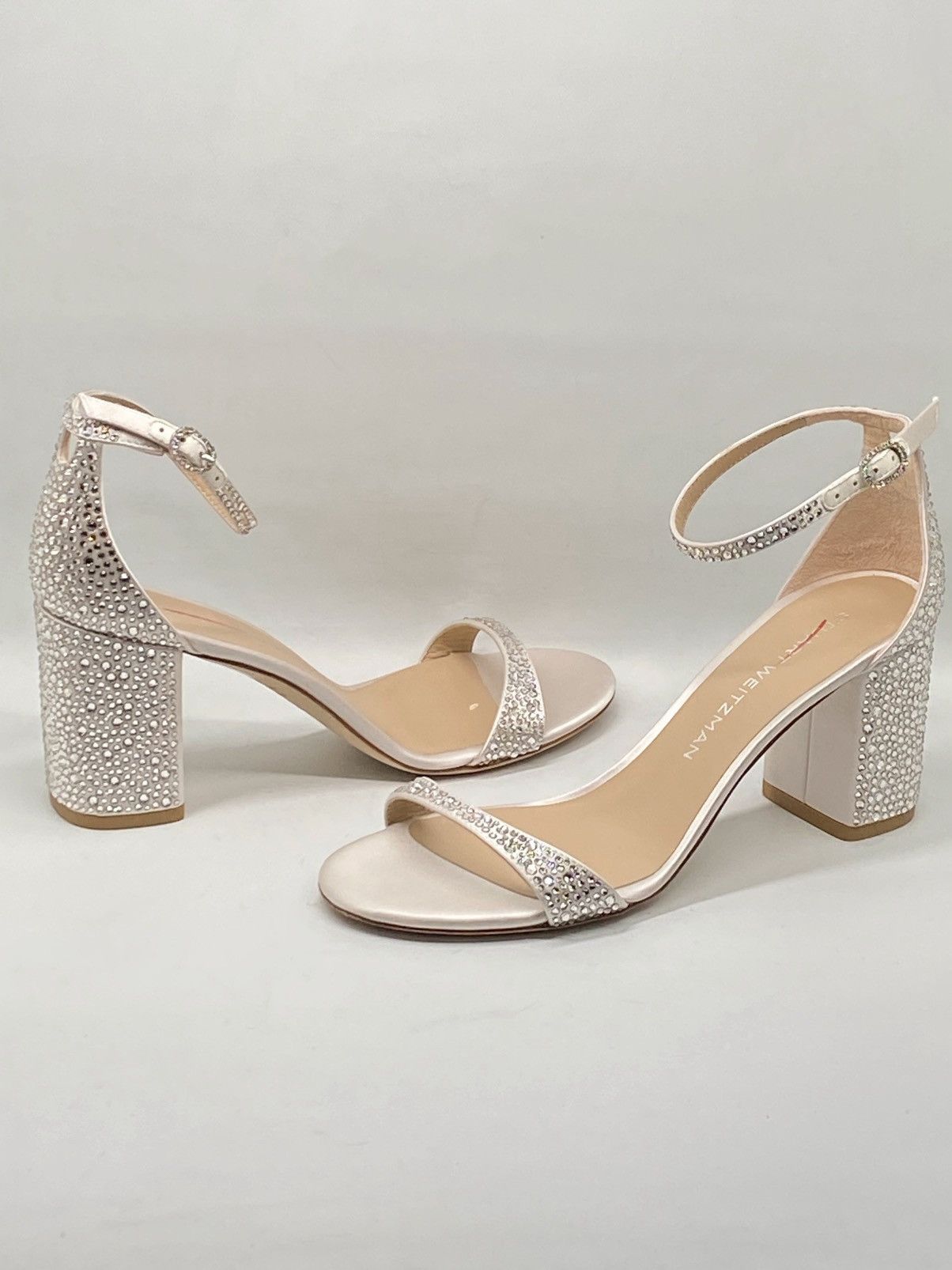 Stuart Weitzman Stuart Weitzman Shine Crystal Embellished Sandal size 8.5 Size US 8.5 / IT 38.5 - 4 Thumbnail
