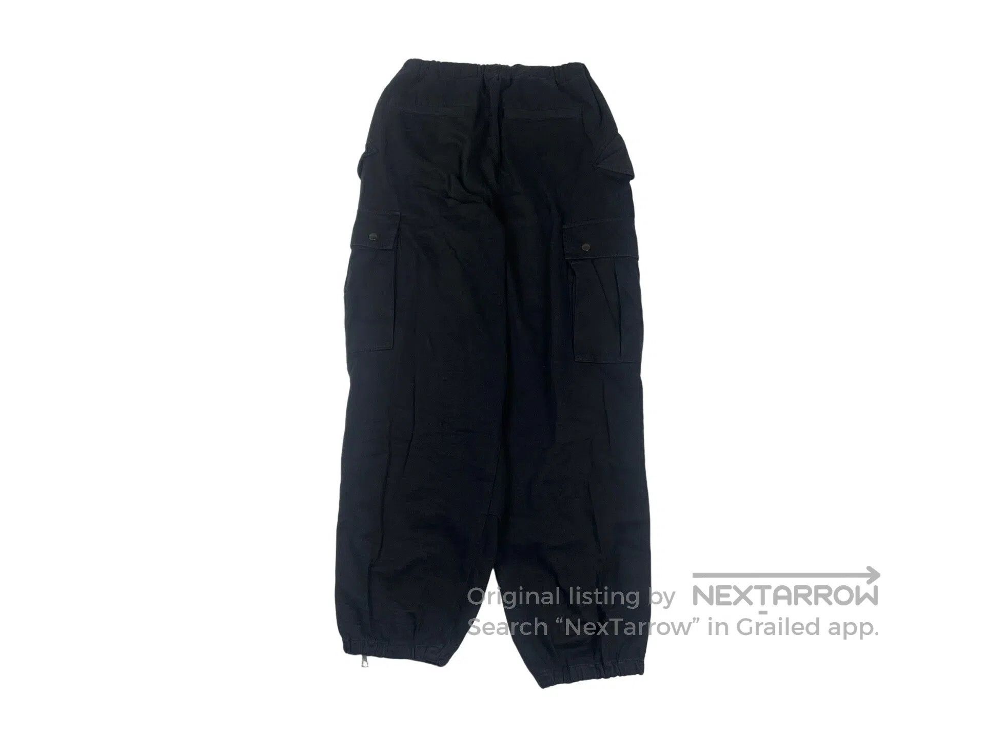 Dries Van Noten DRIES VAN NOTEN size M Drawstring Ankle Zip Wide Leg Pants Size US 27 - 2 Thumbnail