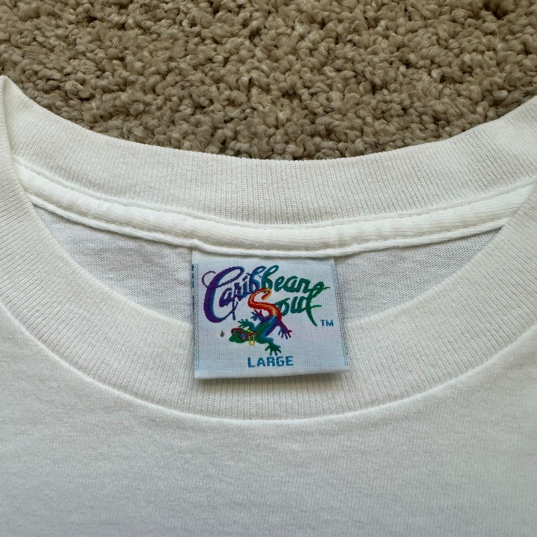 Vintage Vintage Y2K Caribbean Soul USA T-Shirt Patriotic Jimmy Buffe Size US L / EU 52-54 / 3 - 6 Thumbnail