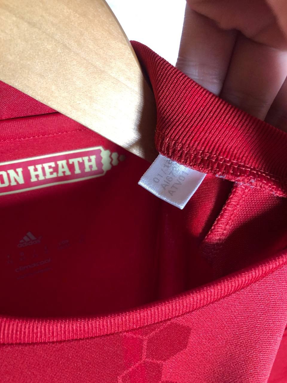Vintage VERY RARE ADIDAS FC MANCHESTER UNITED ENGLAND SOCCER JERSEY Size US XS / EU 42 / 0 - 4 Thumbnail