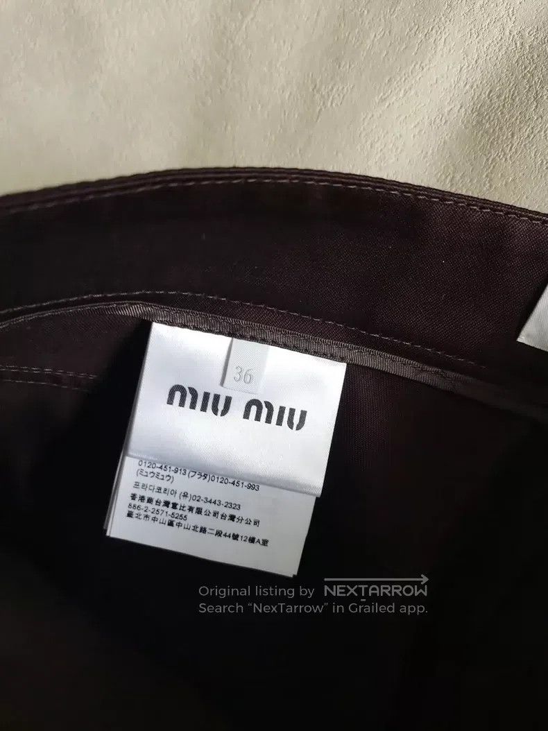 Miu Miu Miu Miu 36 Jeans Size 35" - 4 Thumbnail