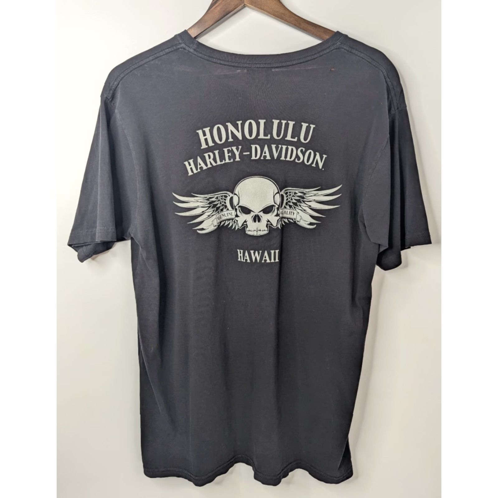Harley Davidson Legendary Harley davidson Distressed Shirt Mens Large Black Honolulu Hawaii Size US L / EU 52-54 / 3 - 5 Thumbnail