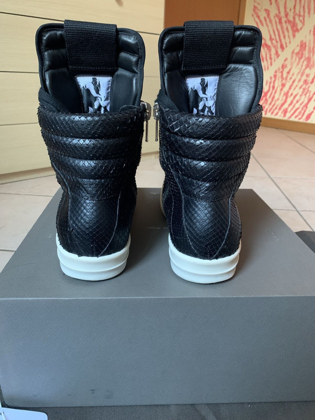 Rick Owens RICK OWENS FOREVER GEOBASKET BLACK PHYTON Size US 9 / EU 42 - 7 Thumbnail