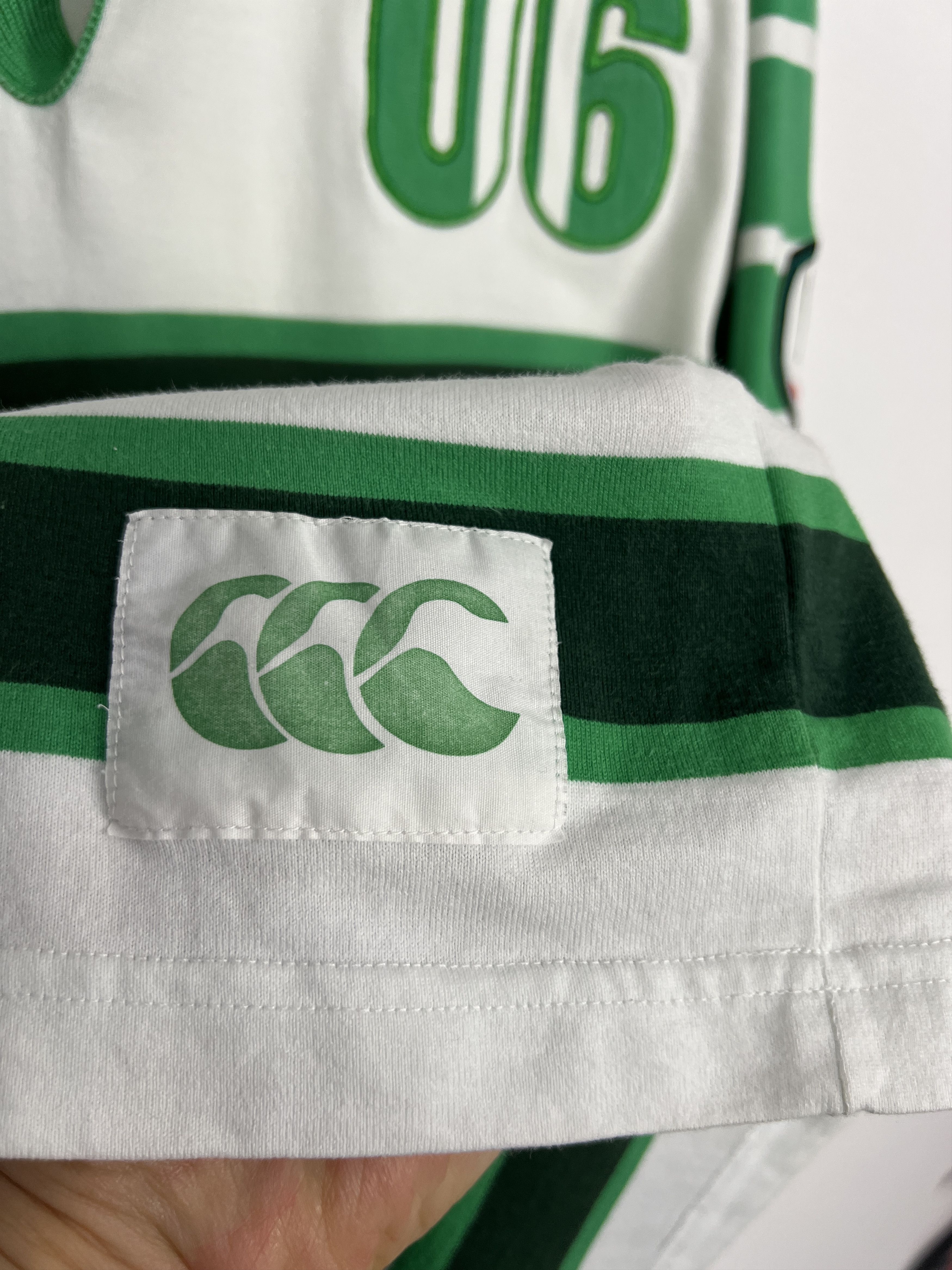 Canterbury of New Zealand London Irish St Patricks Day Rugby Union Shirt Jersey Size US L / EU 52-54 / 3 - 5 Thumbnail
