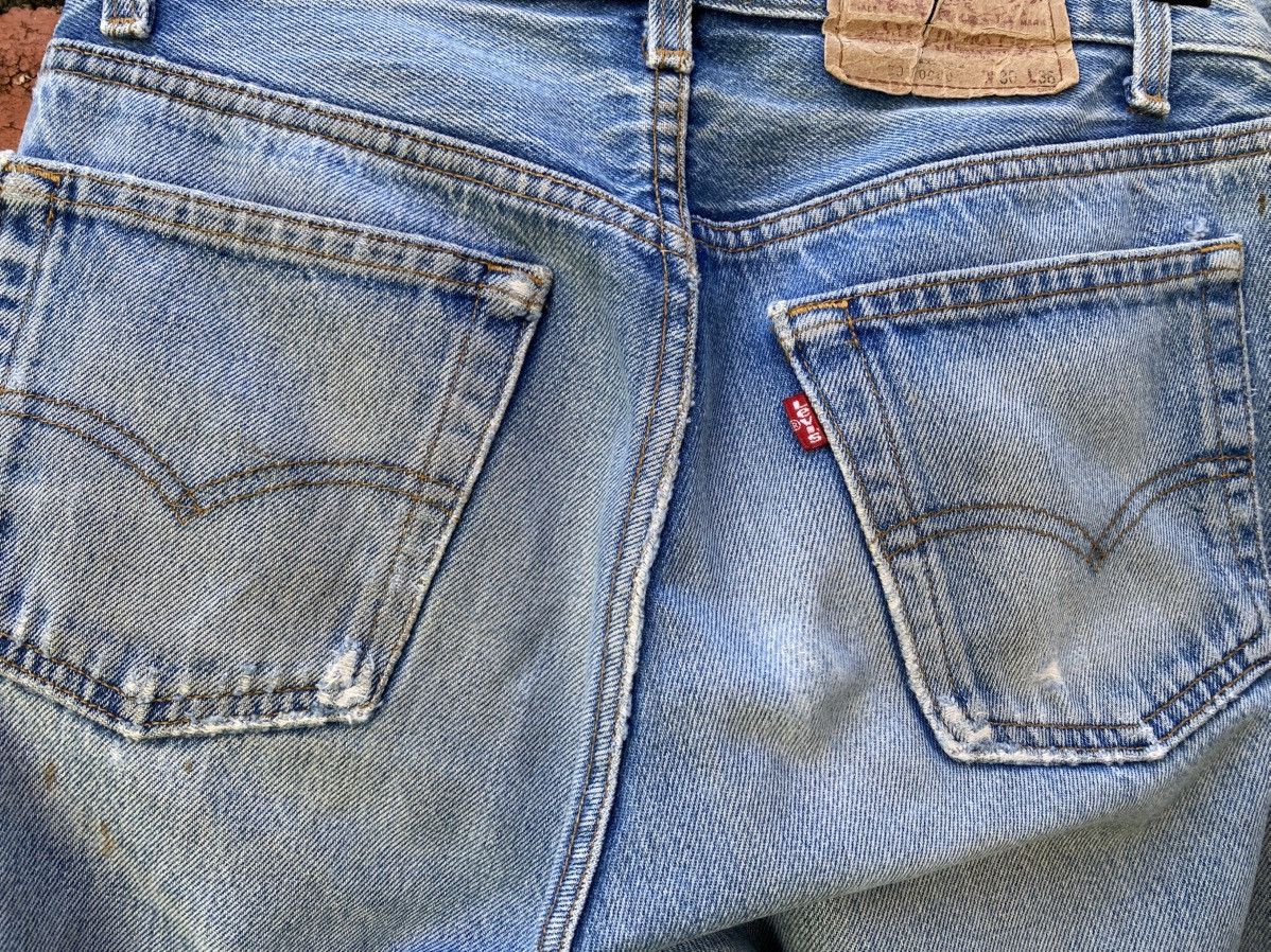 Levi's × Levi's Vintage Clothing × Vintage W29x29 Vintage levi's 501 distressed made in USA cut off Size US 29 - 3 Thumbnail