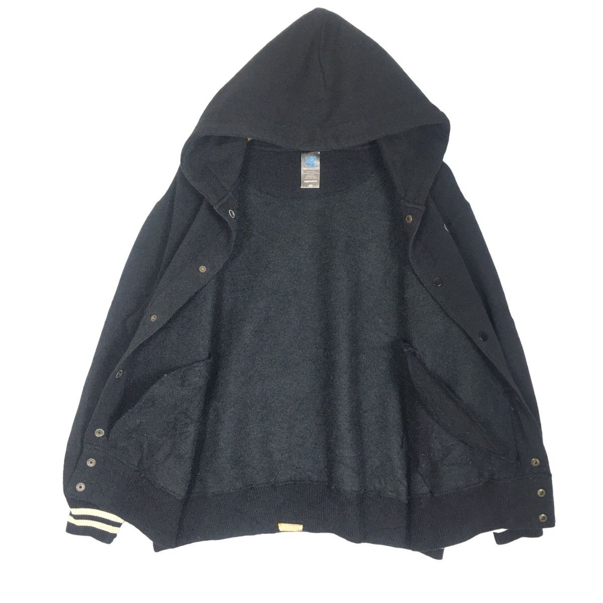 Japanese Brand Craftworks Design Movenpick Black Triple Star Baseball Hodie Size US M / EU 48-50 / 2 - 8 Thumbnail