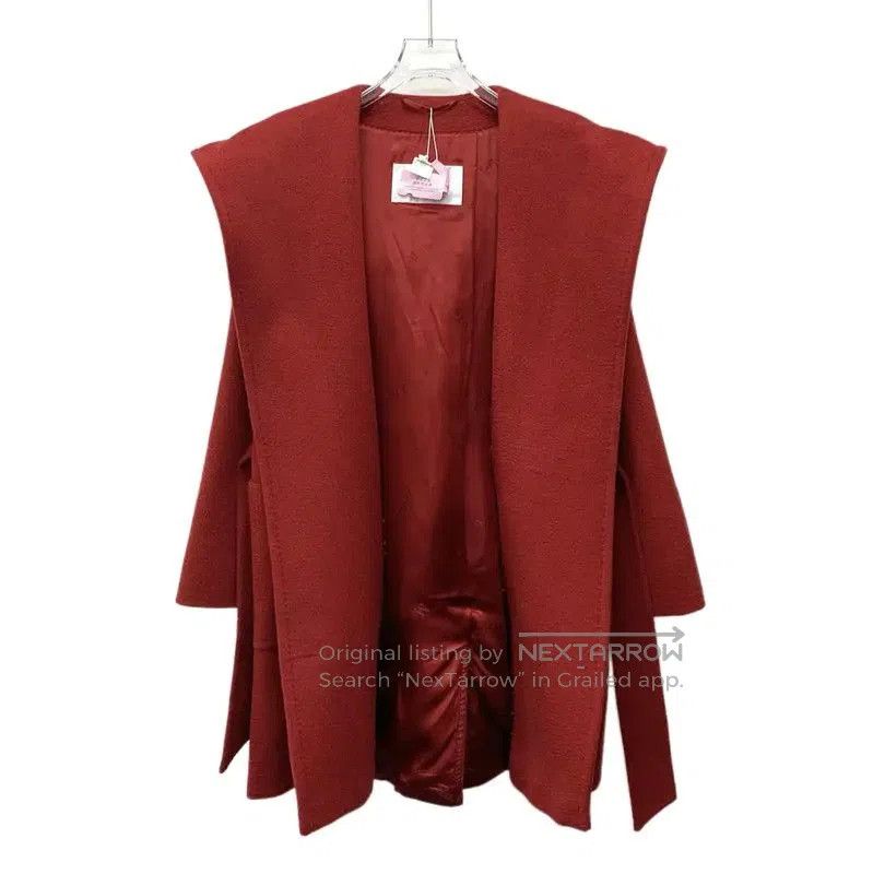 Max Mara MaxMara Red Wool Women’s Coat . Size S / US 4 / IT 40 - 1 Thumbnail