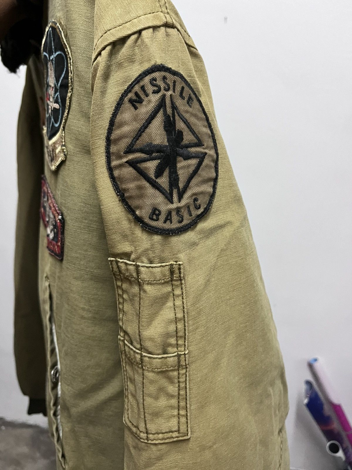 Vintage VINTAGE AIR FORCE ARMY BOMBER JACKET Size US XL / EU 56 / 4 - 8 Thumbnail