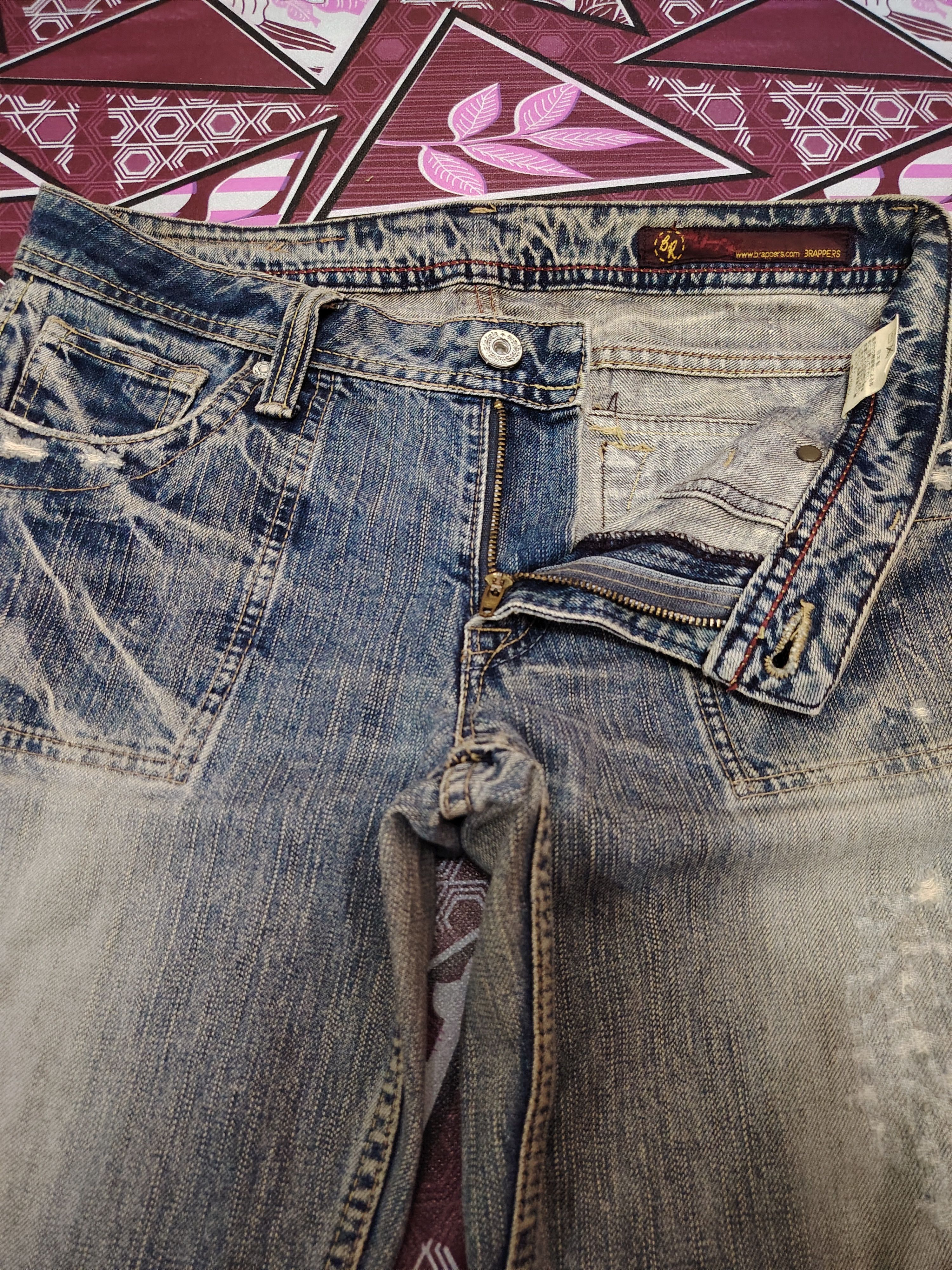 If Six Was Nine × Japanese Brand Japanese 90's Bootcut Brappers distressed denim flared jeans Size US 31 - 7 Thumbnail