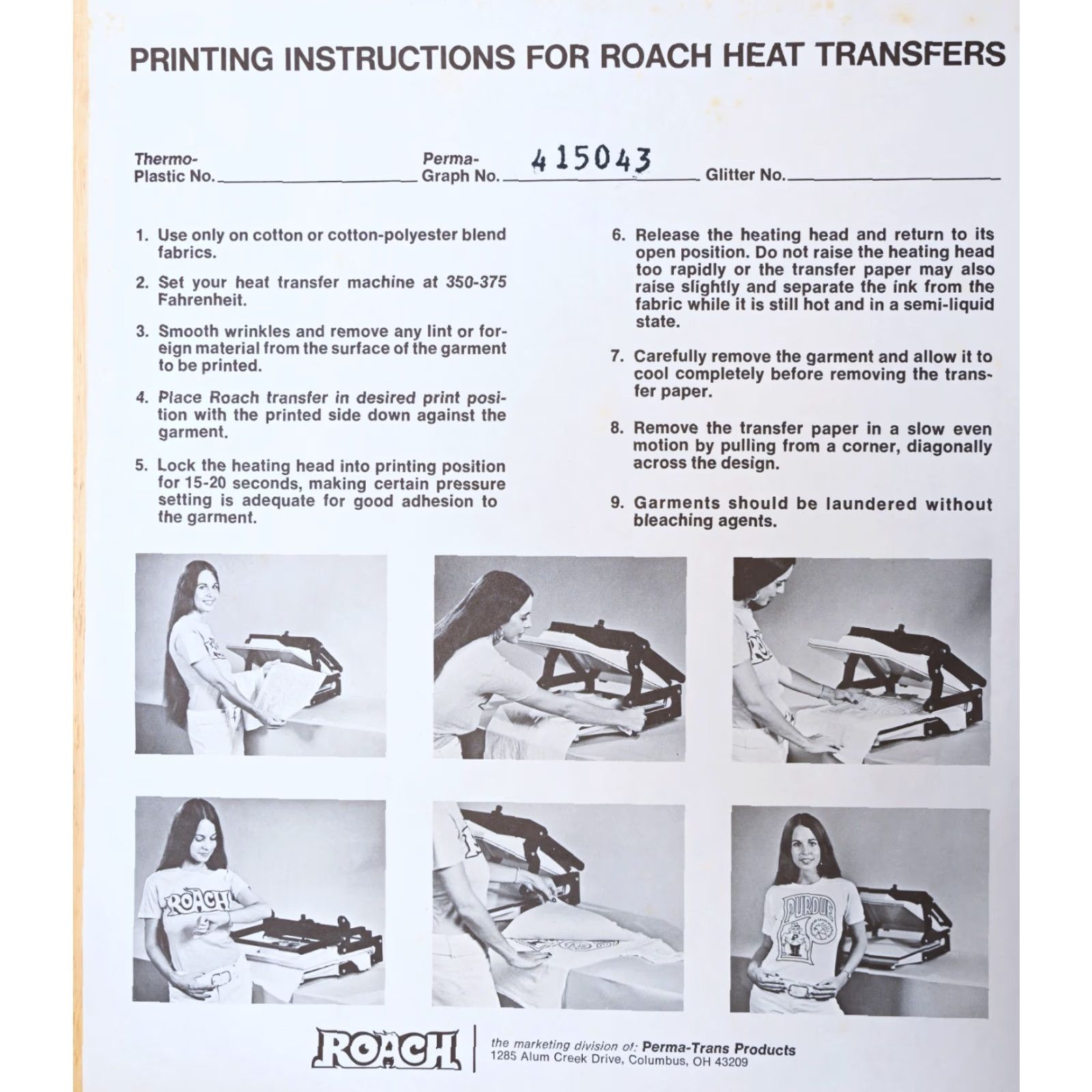 Vintage VINTAGE 1970s Heat Transfer | BULTACO Motorcycles Size ONE SIZE - 2 Thumbnail