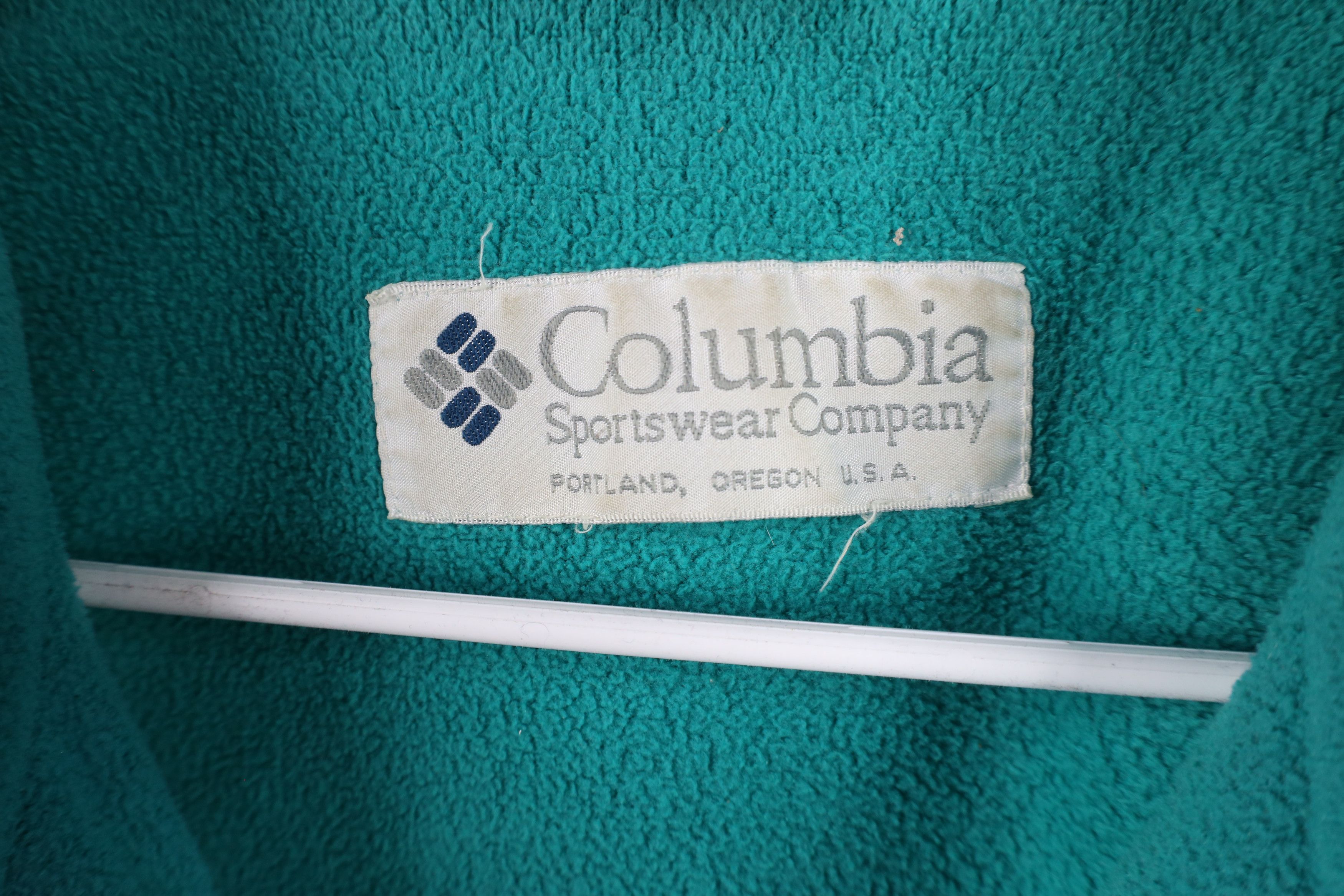 Columbia × Vintage Vintage 90s Columbia Spell Out Fleece Lined Bomber Jacket Size US XXL / EU 58 / 5 - 9 Thumbnail