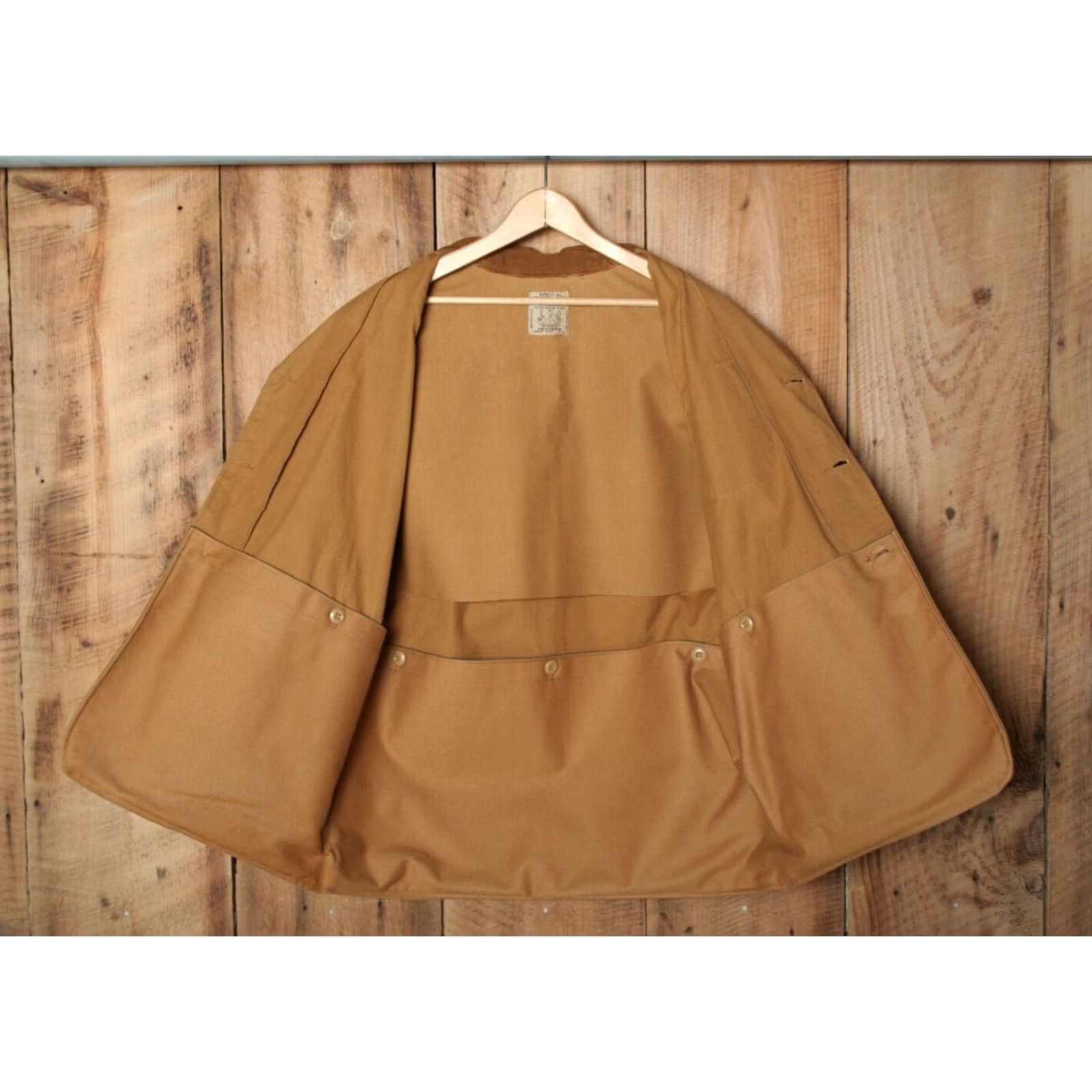 Hudson Vintage Herter's Hudson Bay Tan Canvas Hunting Jacket Guide Coat Sz. M/L Men Jacket Tan Chore Coat 90s Size US M / EU 48-50 / 2 - 6 Thumbnail