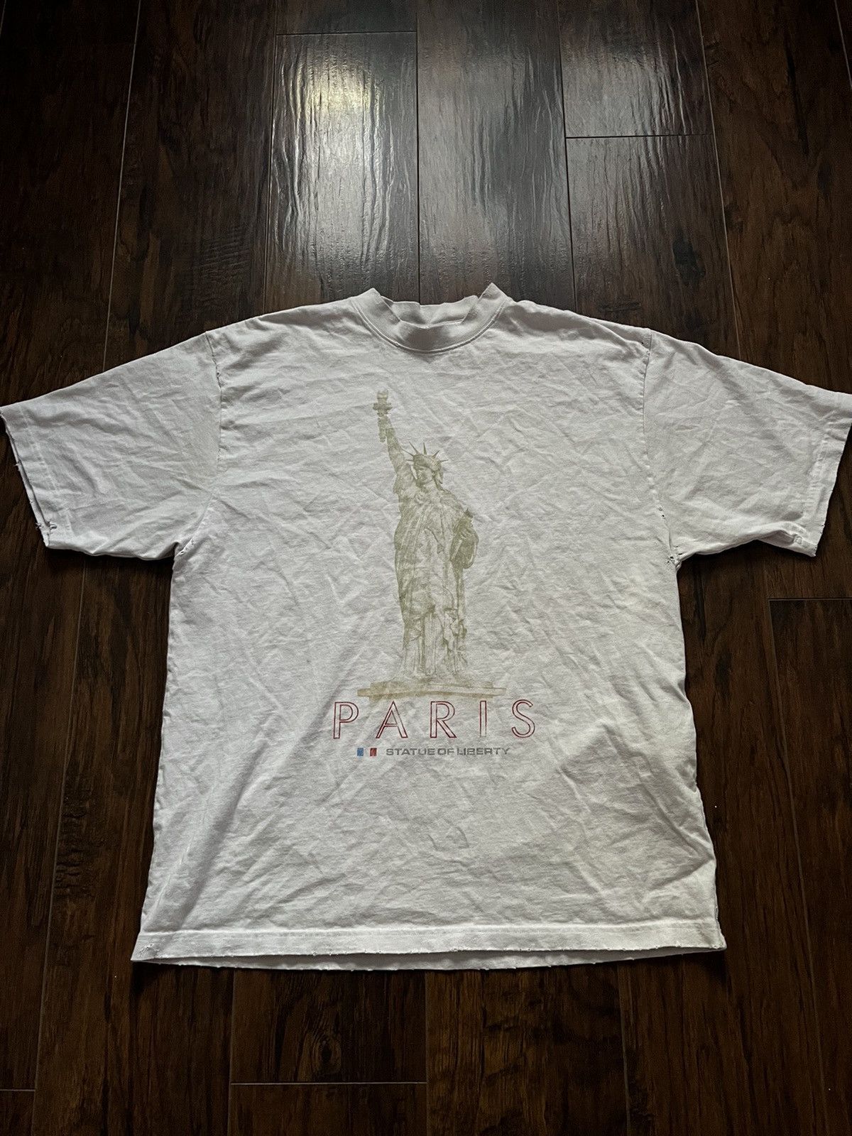 Balenciaga Off-White 'Paris Liberty' T-Shirt