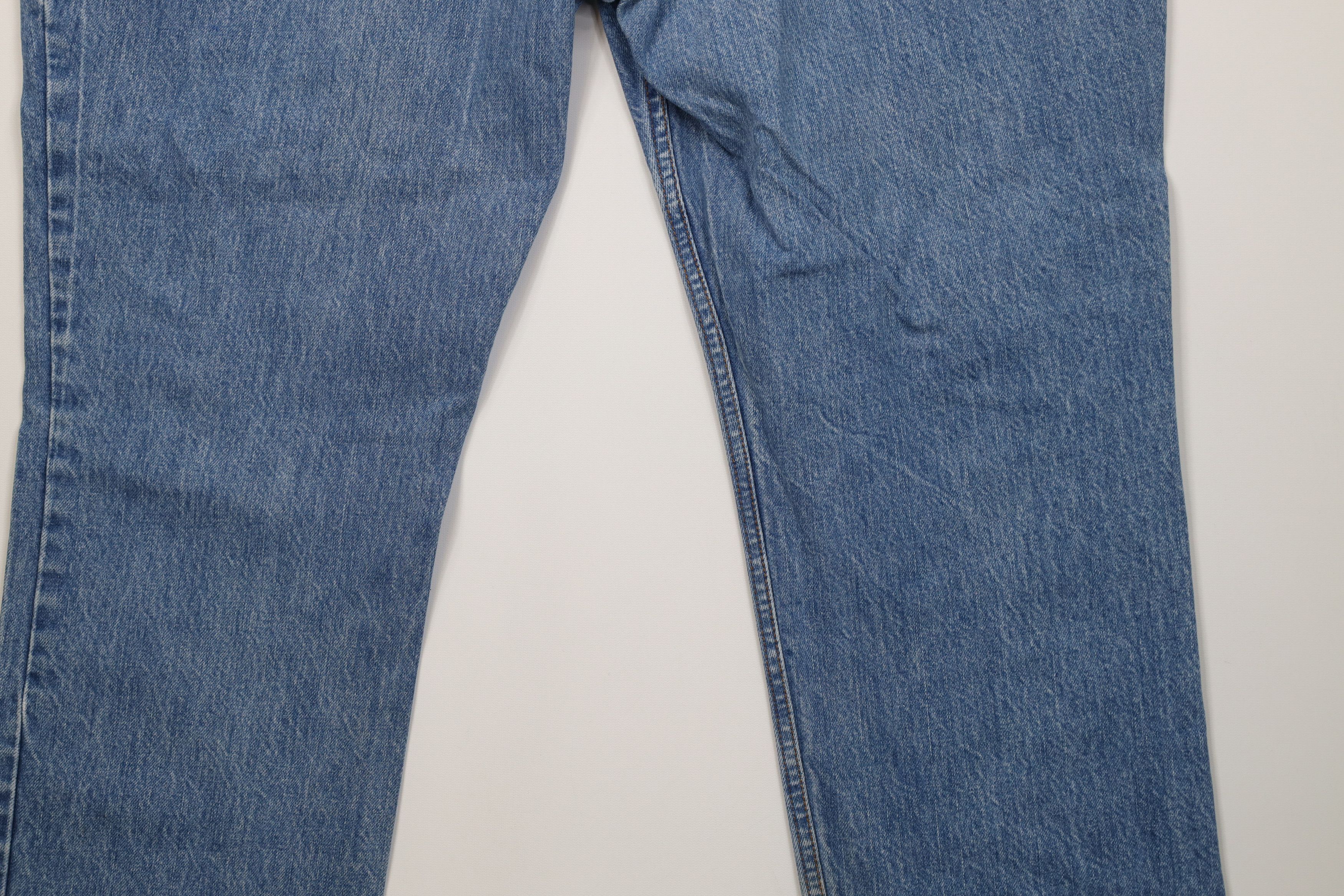 Vintage Vintage 70s Streetwear Flared Wide Leg Denim Jeans Blue USA Size US 44 / EU 60 - 13 Thumbnail