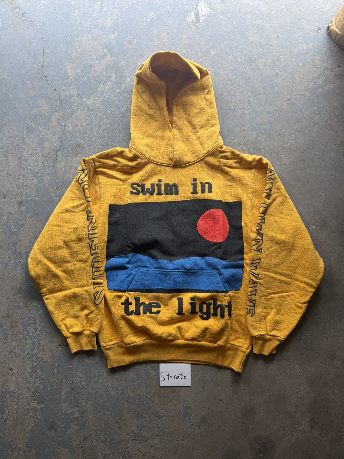 Cactus Plant Flea Market × Kid Cudi CPFM x Kid Cudi Swim Hoodie Yellow Size US S / EU 44-46 / 1 - 1 Thumbnail