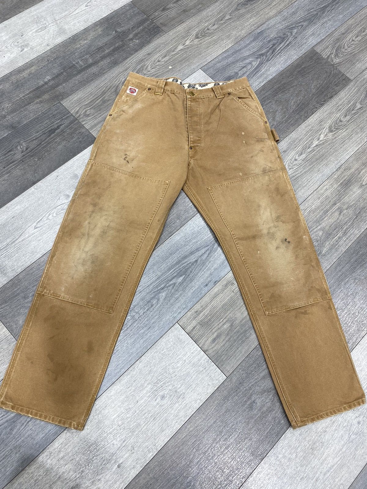 Saint Michael Saint Mxxxxxx Double Knee Pants Vintage Beige | Grailed