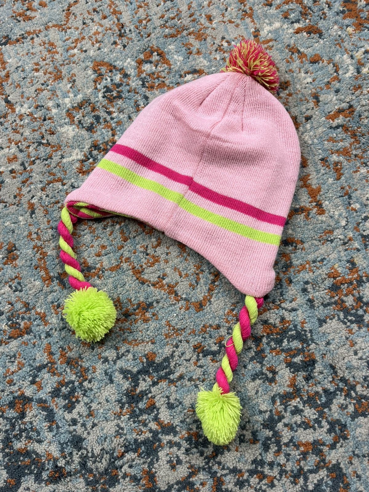 Other × Vintage Vintage y2k crazy Hello Kitty pompom hat with fringes Size ONE SIZE - 2 Thumbnail