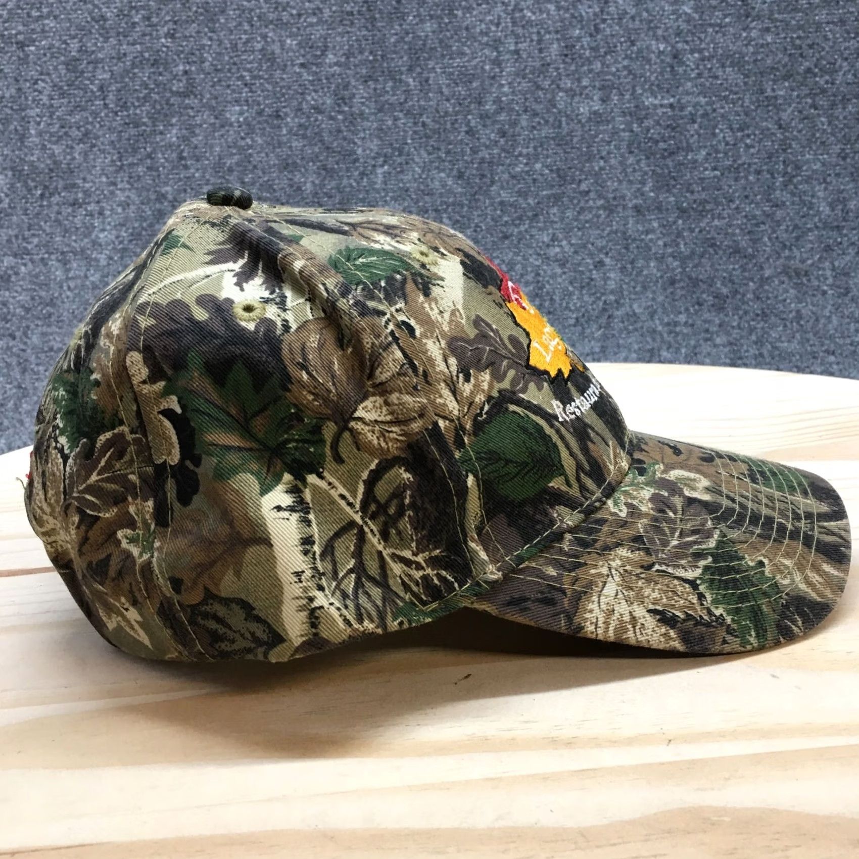 Vintage Nike Shirt Mens Green Brown Camo OS Curved Brim Adjustable Size ONE SIZE - 5 Thumbnail