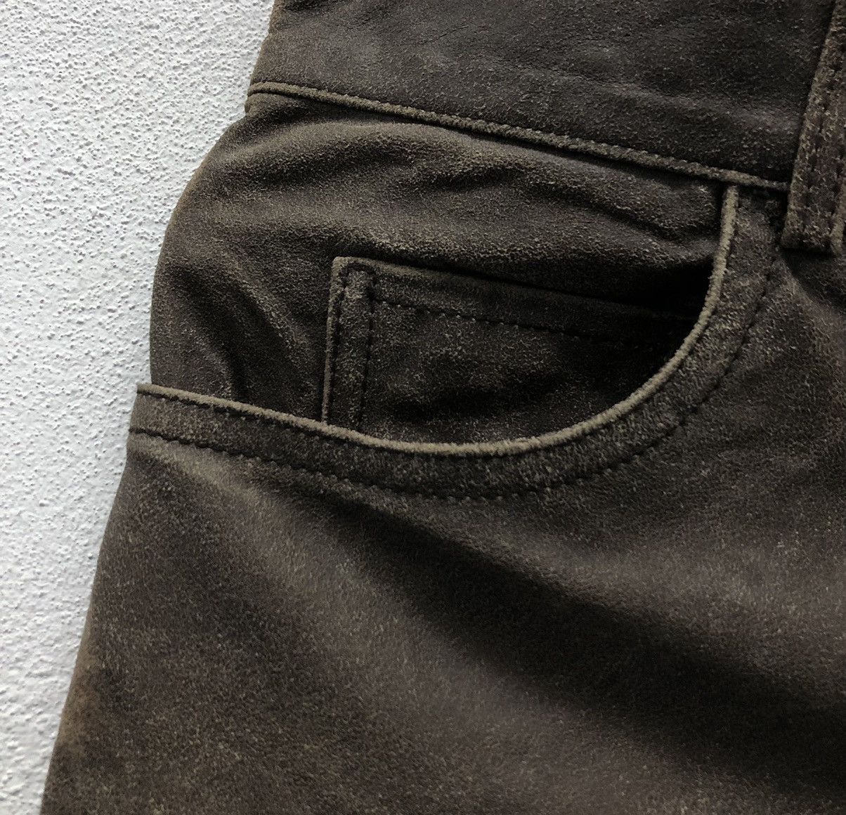 Katharine Hamnett London Vintage Katharine Hamnett London Composition Cow Skin Pants Size US 32 / EU 48 - 5 Thumbnail
