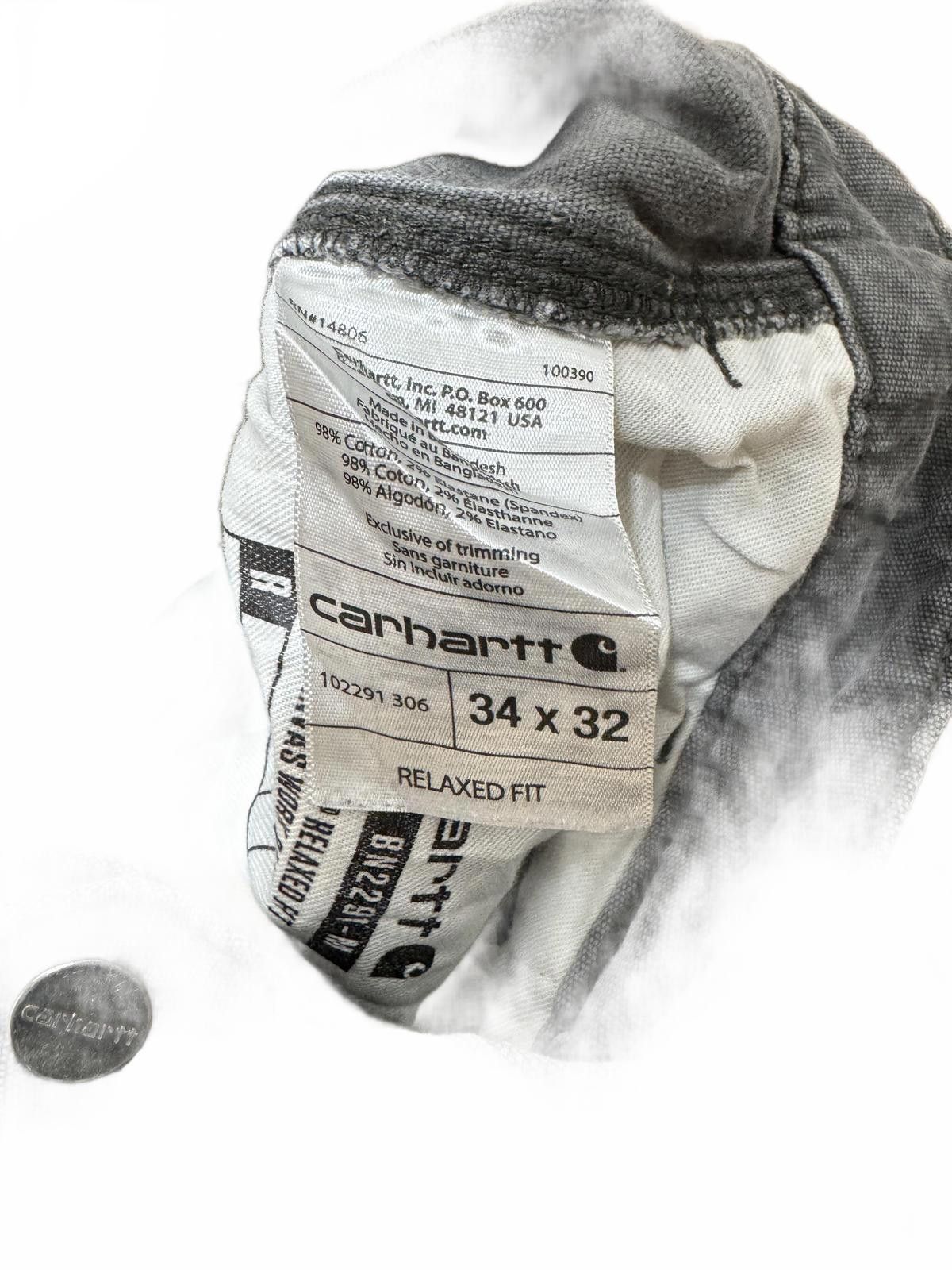 Carhartt Carhartt Men's Carpenter Pants Black 34X32 Size US 34 / EU 50 - 8 Thumbnail