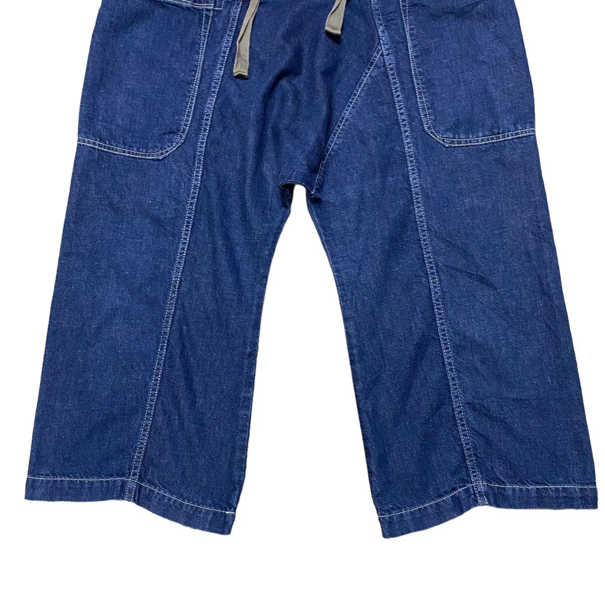 TIGRE BROCANTE BROCANTE Denim Cropped Pants Drawstring Size US 32 / EU 48 - 6 Thumbnail