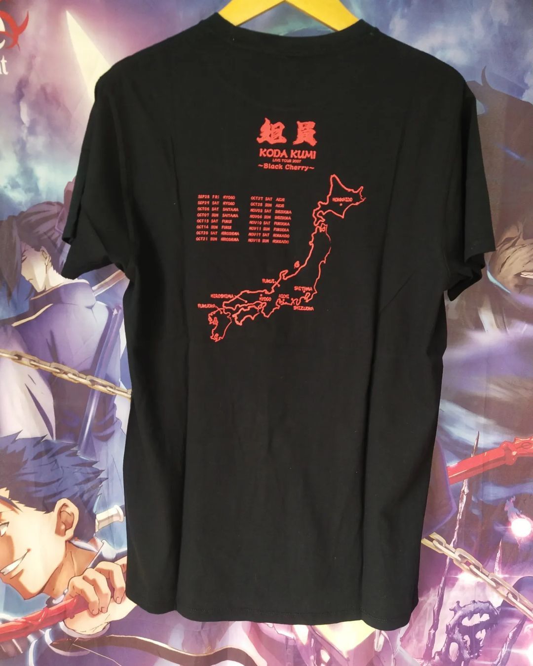 Band Tees × Japanese Brand × Vintage Koda Kumi Live Tour 2007 Black Cherry Official Music Tees Size US L / EU 52-54 / 3 - 3 Thumbnail