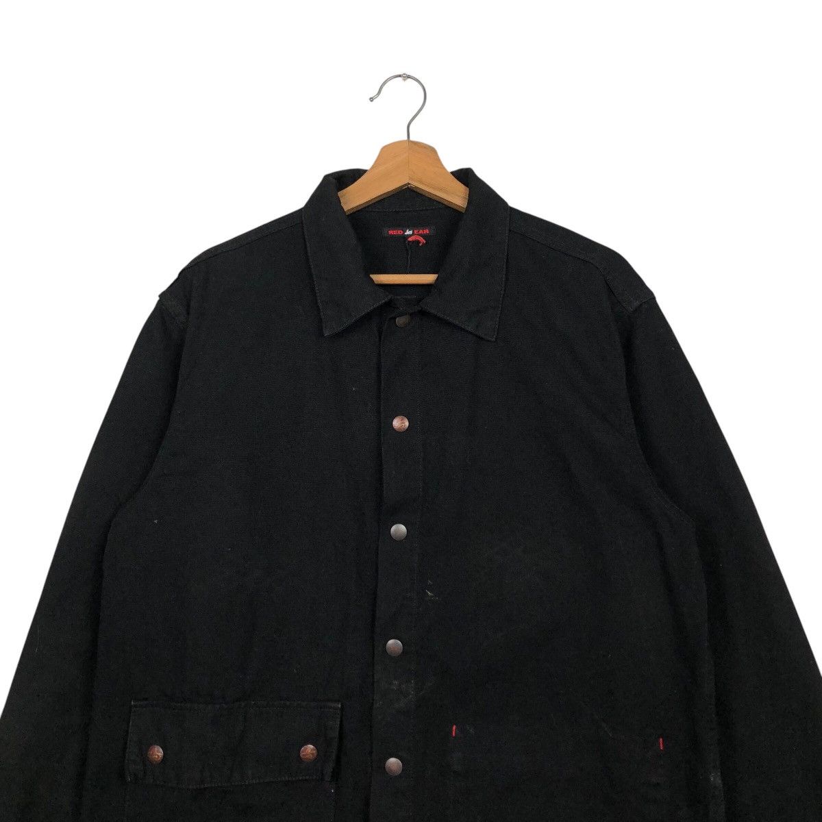 Japanese Brand 📌Vintage Chore Work Jacket Duck Canvas Red Ear Issey Miyake Size US M / EU 48-50 / 2 - 4 Thumbnail