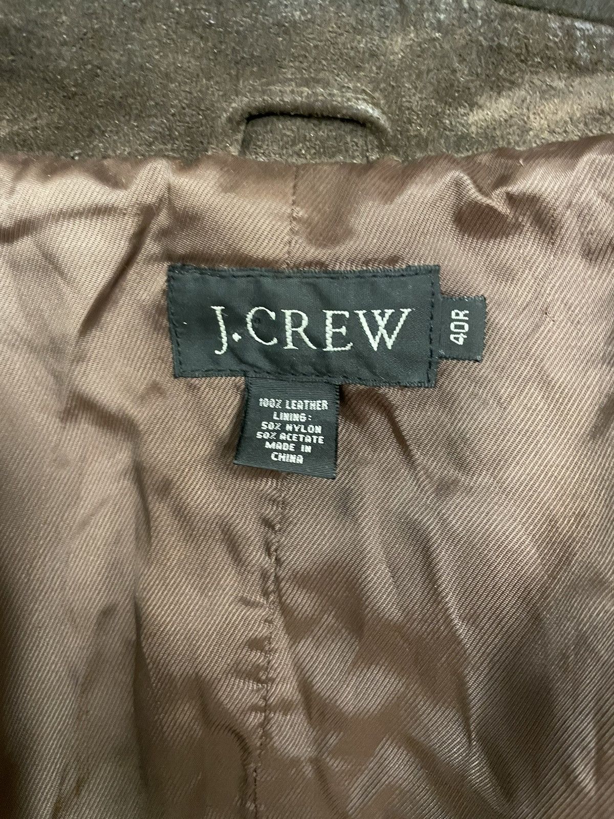J.Crew × Vintage Rough Out Snuff Suede 3-Button Jacket Size 40R - 8 Thumbnail