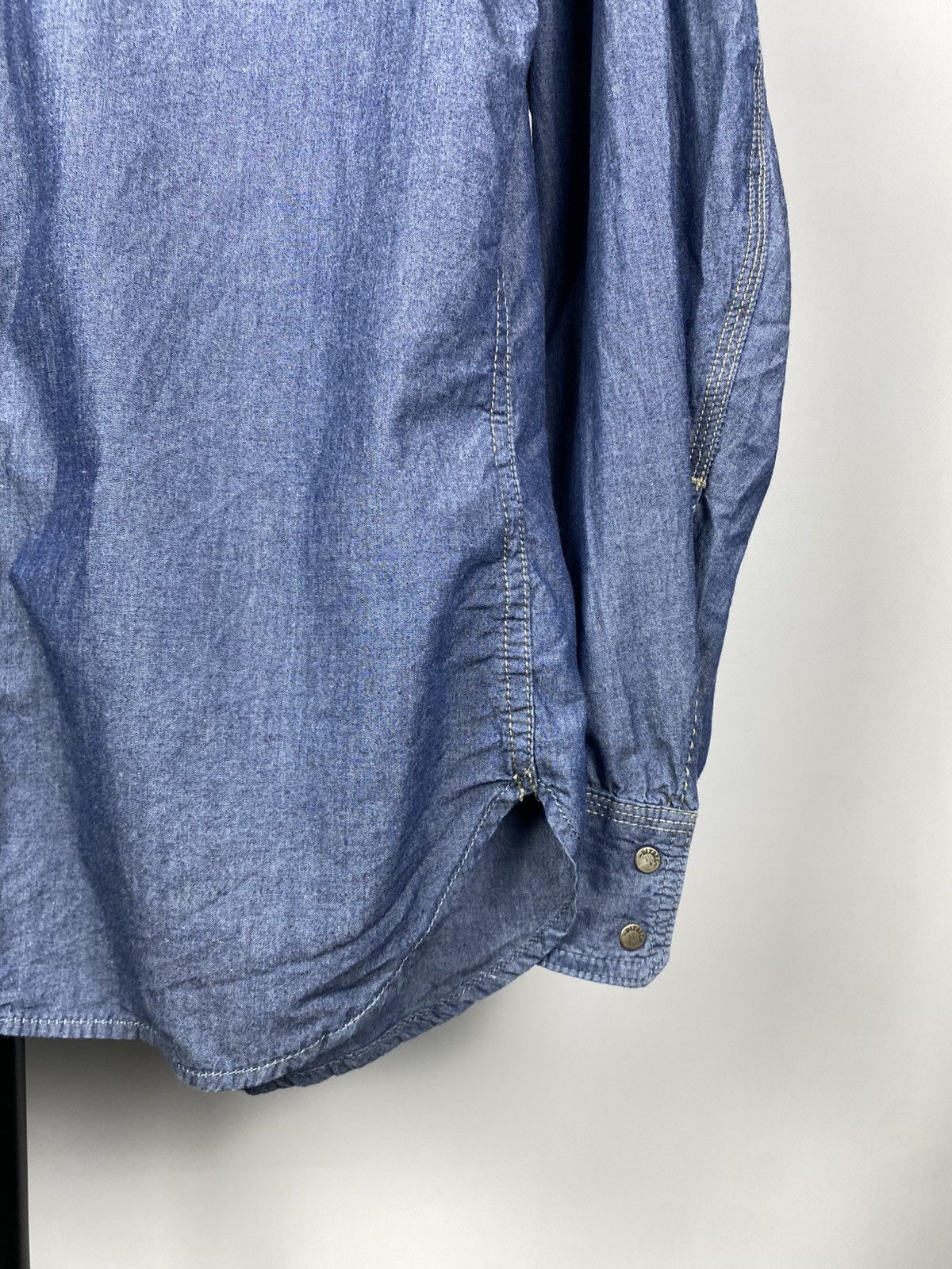 Diesel × Vintage Vintage 00s Diesel Long Sleeve Shirt Logo Avant Garde Size US M / EU 48-50 / 2 - 3 Thumbnail