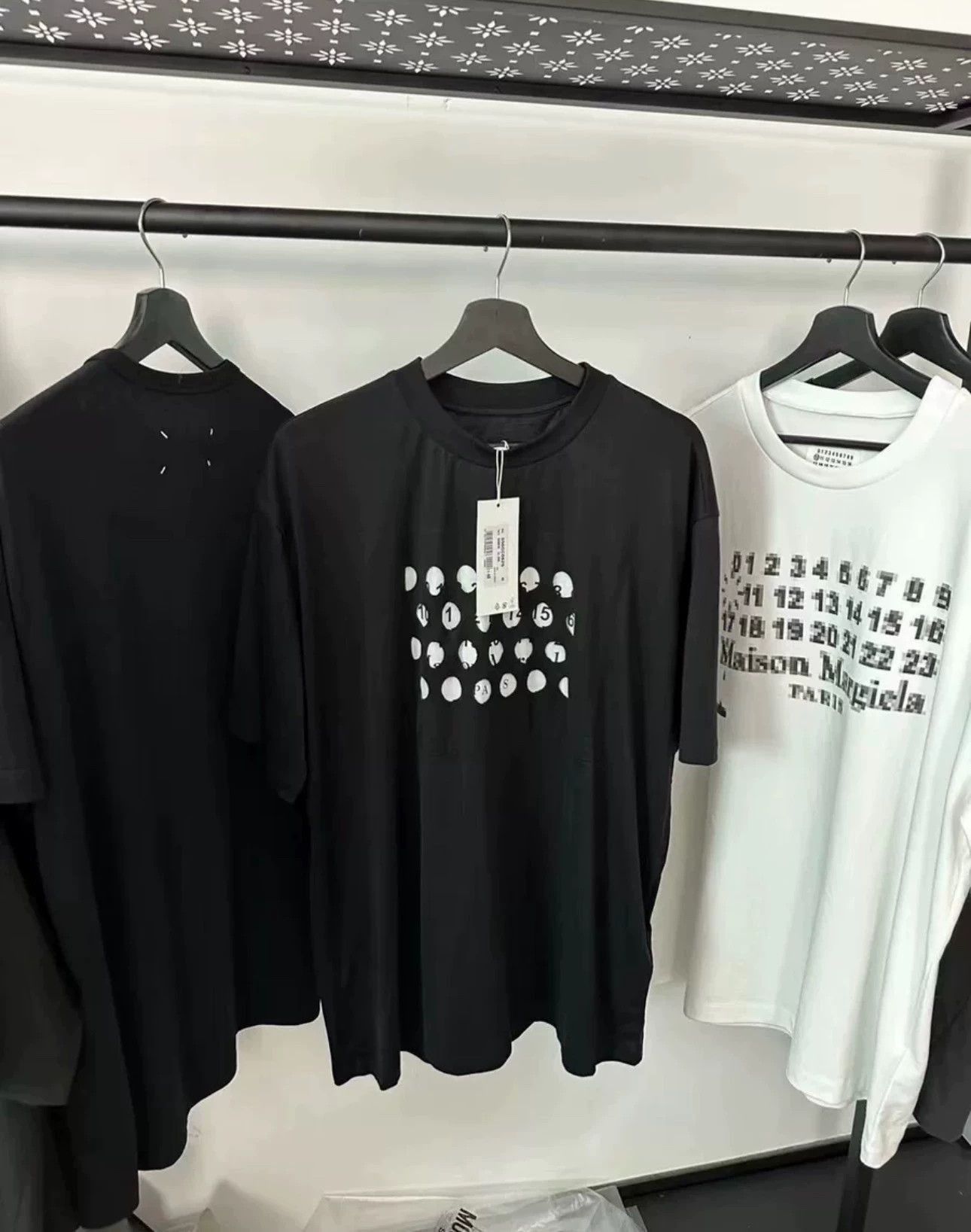Maison Margiela Maison Margiela hollowed out number letters printed round n Size US M / EU 48-50 / 2 - 7 Thumbnail
