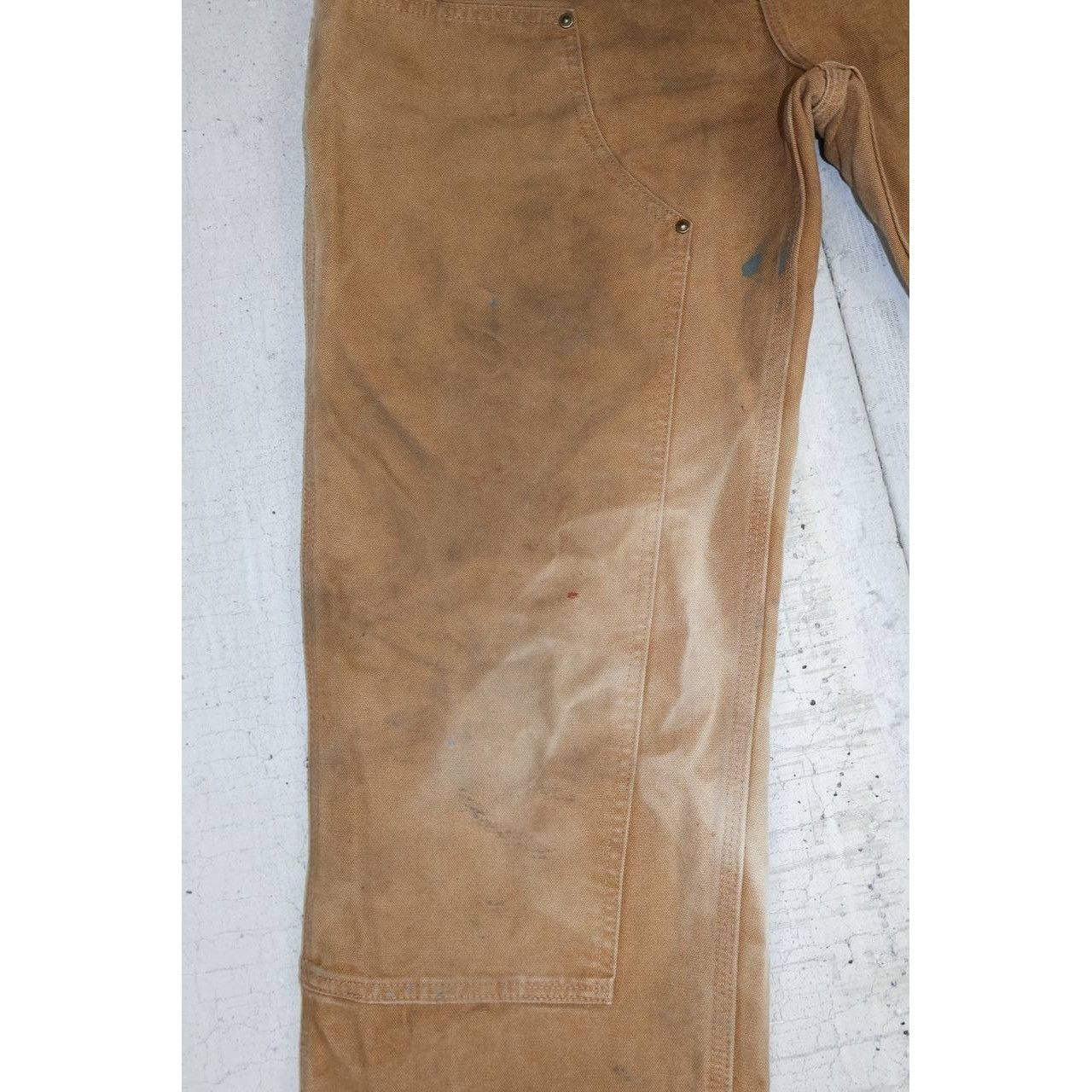 Carhartt Vintage Carhartt Double Knee Pants 34x33 Carpenter Brown Size US 34 / EU 50 - 6 Thumbnail