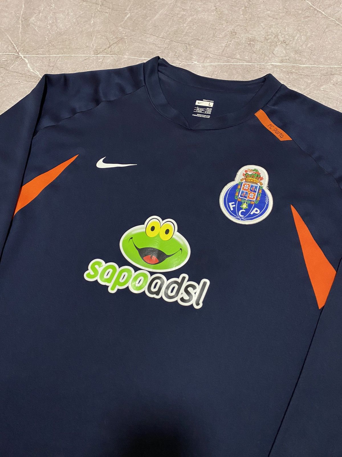 Nike × Vintage Vintage Nike 2007-08 FC Porto Training Soccer Sweatshirt Y2K Size US L / EU 52-54 / 3 - 4 Thumbnail