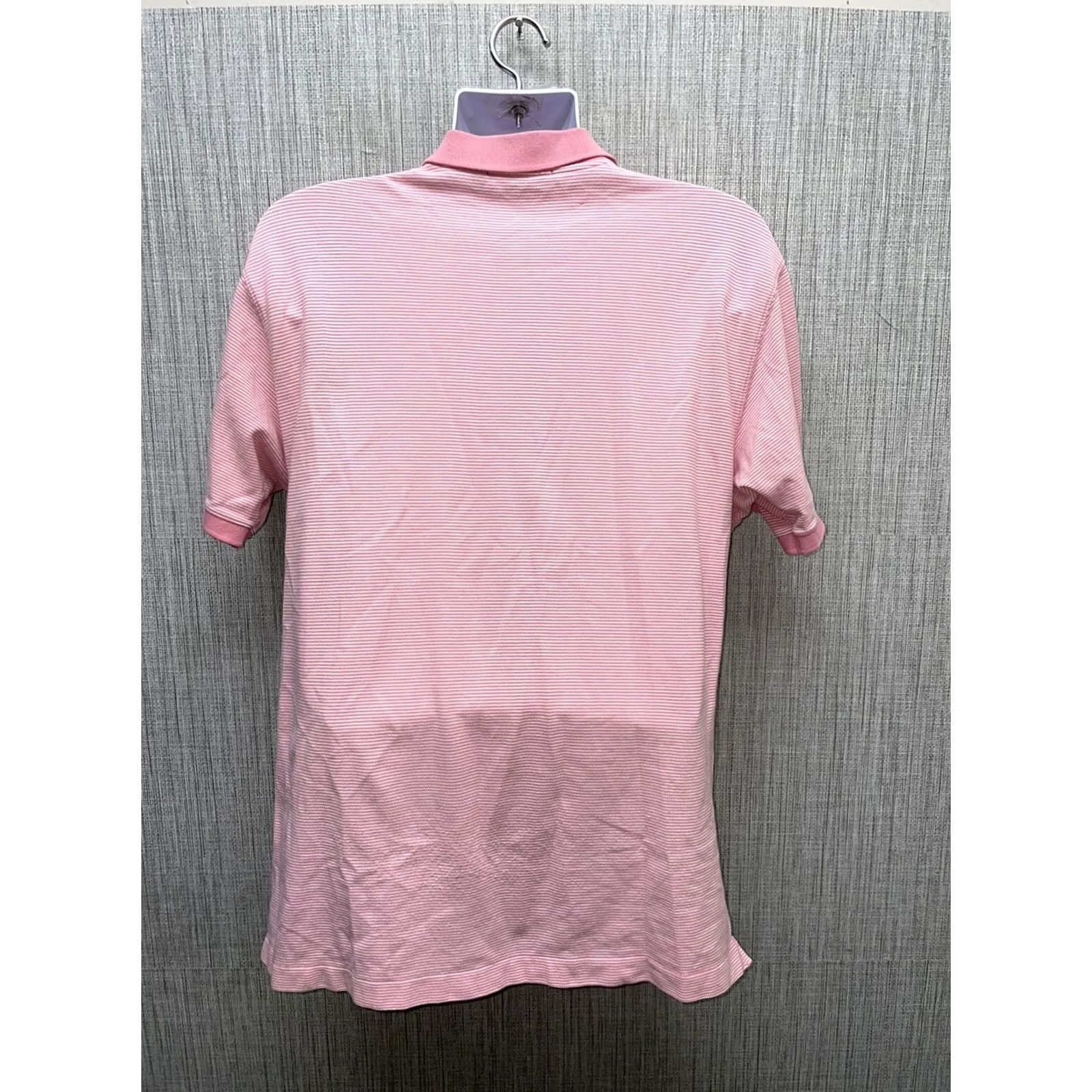 Vineyard Vines Vineyard Vines Polo Striped Golf 100% Cotton Mens L Pink Short Sleeve IAN Shep Ian Body Size US L / EU 52-54 / 3 - 5 Thumbnail