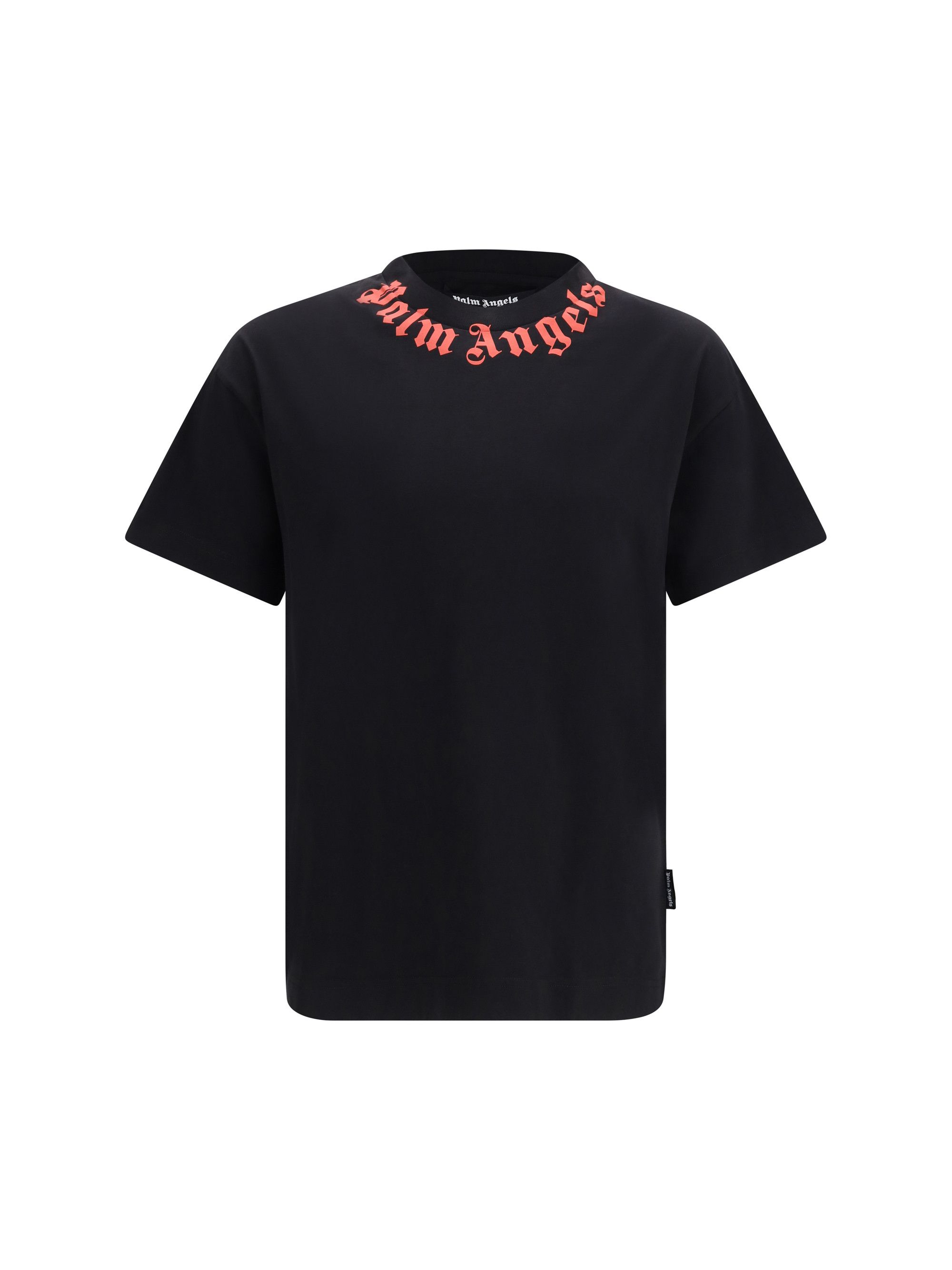 Palm Angels Neck Logo cotton T-shirt Size US L / EU 52-54 / 3 - 1 Thumbnail