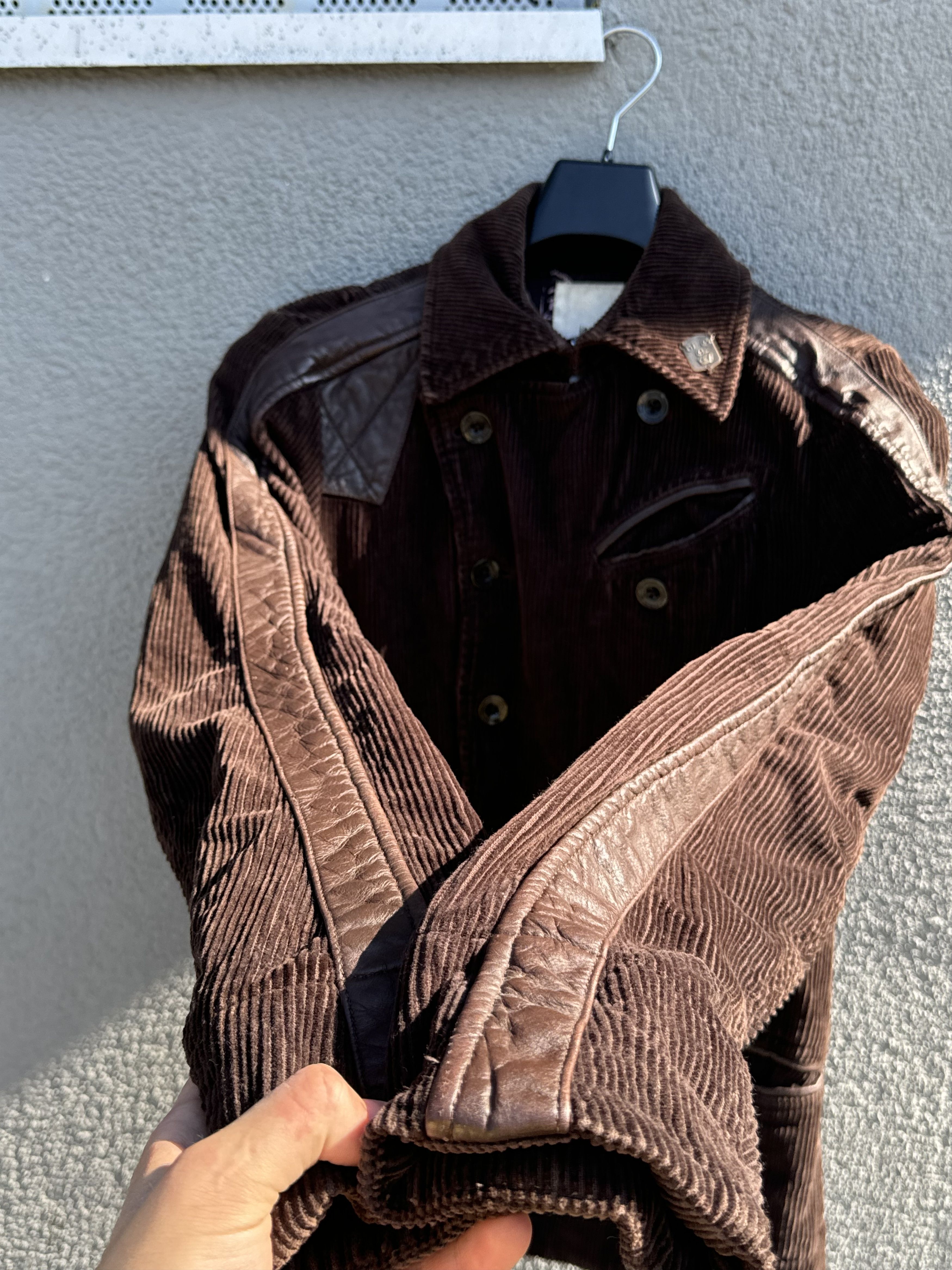 Diesel × Diesel Black Gold Vintage Diesel Industry Women's Brown Corduroy Blazer Size M / US 6-8 / IT 42-44 - 9 Thumbnail