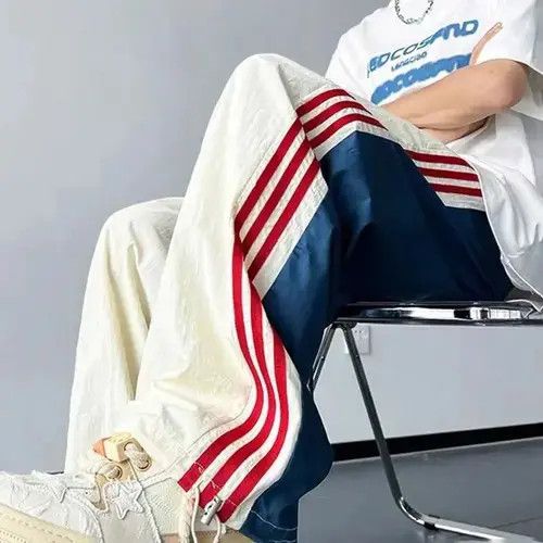 Japanese Brand Streetwear Thin Sports Pants Trousers Hip Hop Style Size US 30 / EU 46 - 4 Thumbnail