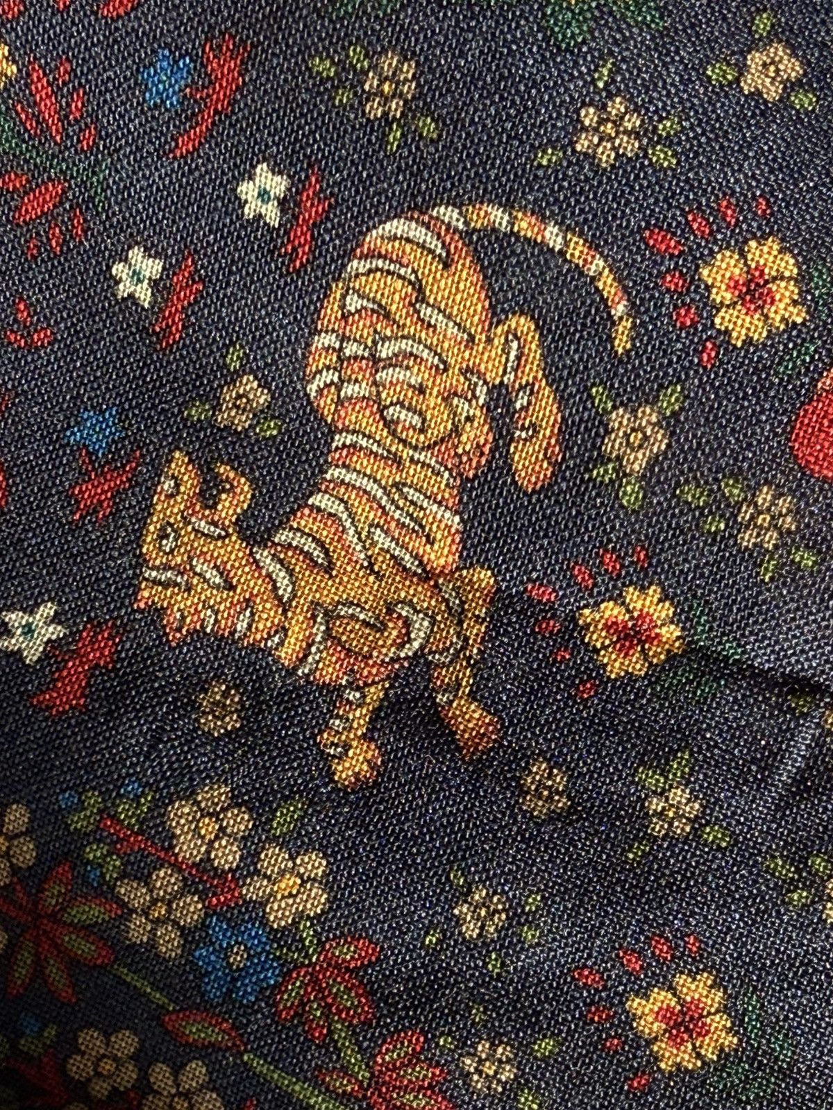 Drake's Drake’s Mughal Hunting Print Wool/Silk Scarf Size ONE SIZE - 2 Thumbnail