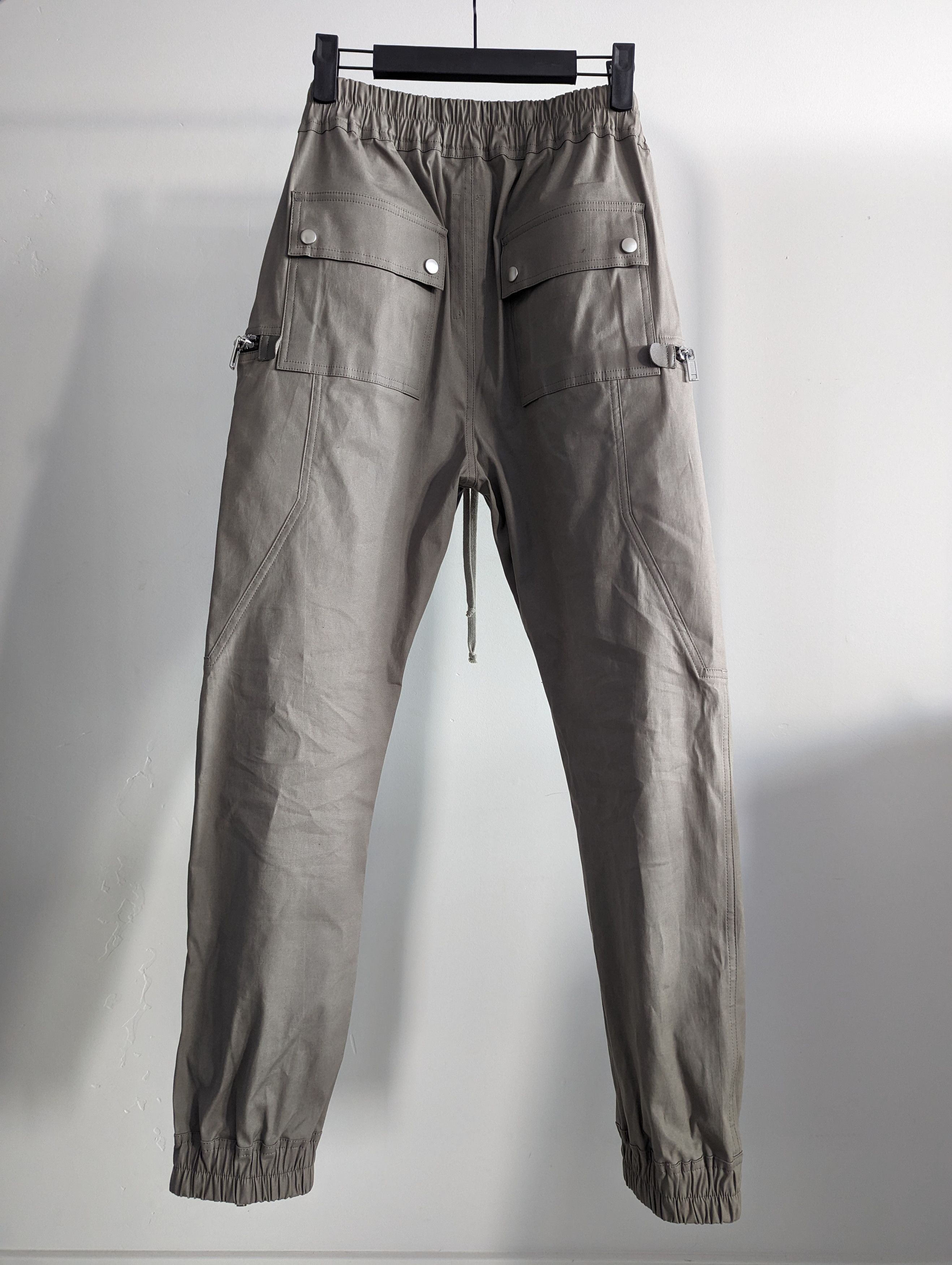 Rick Owens *NEW* DUST BAUHAUS CARGO ZIP JOGGERS SS21 Size US 29 - 6 Thumbnail