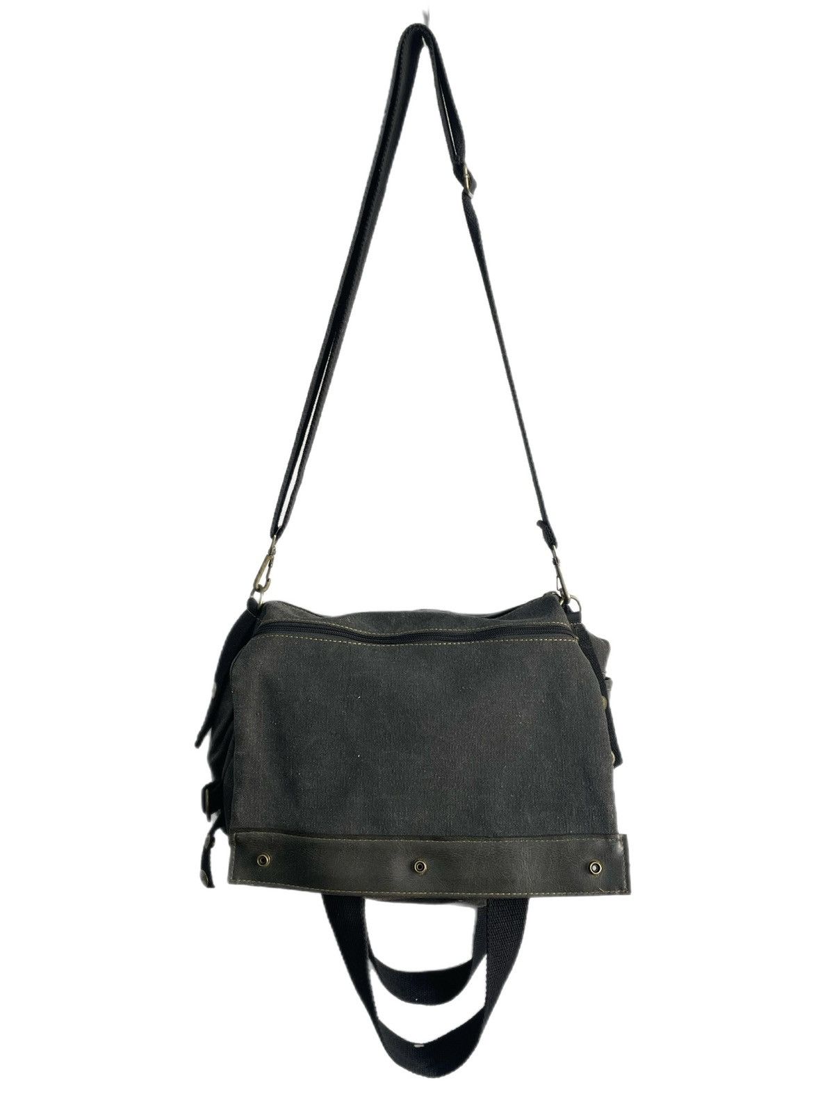Diesel Diesel style grey canvas shoulder bag utility army y2k hype Size ONE SIZE - 5 Thumbnail
