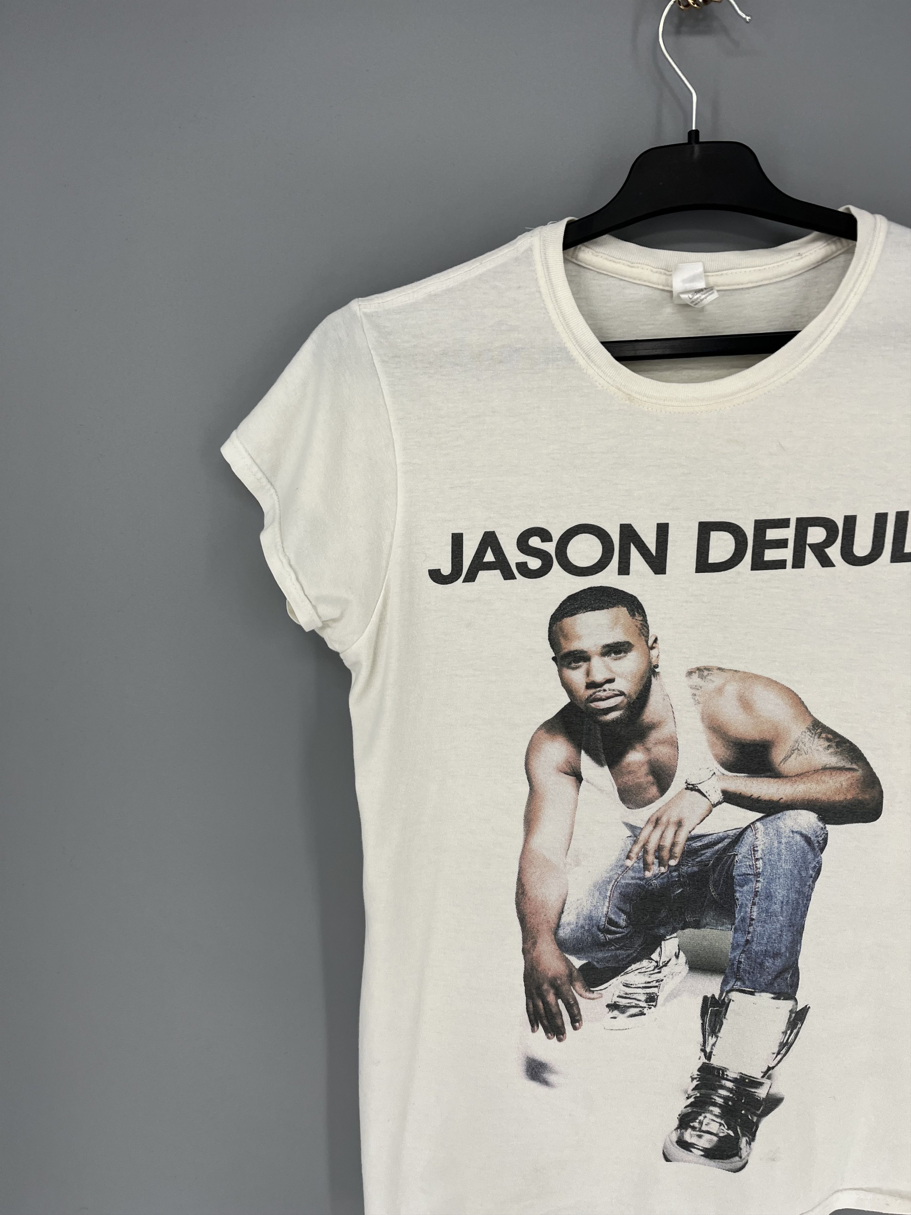Band Tees Vintage Womens Jason Derulo T-shirt Tattoo World Tour Size Size L / US 10 / IT 46 - 4 Thumbnail