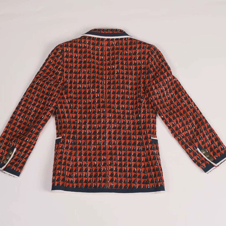 Gucci Gucci Thousand-bird check tweed suit jacket 2503-Nextarrow Size US XS / EU 42 / 0 - 2 Thumbnail