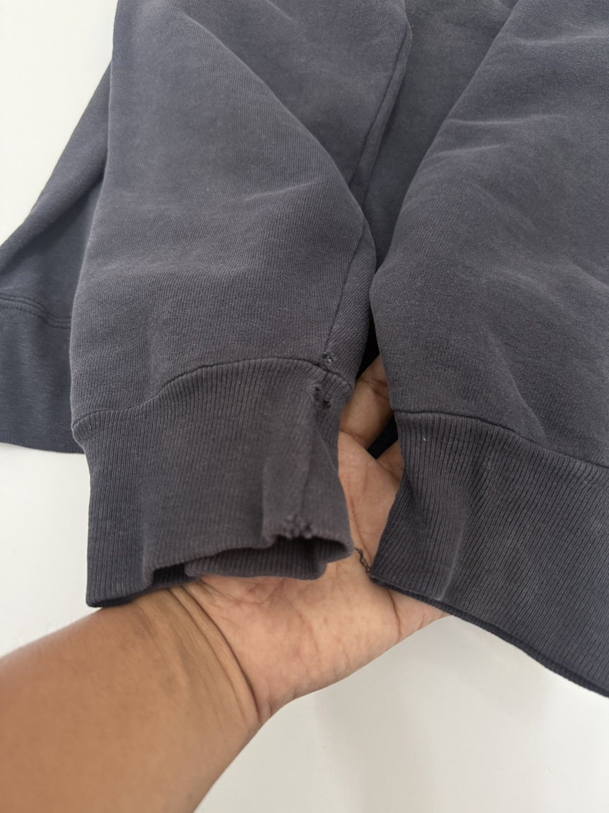 Champion 🔥 80's Champion Made in USA Distressed Blue Boxy sweatshirt Size US M / EU 48-50 / 2 - 9 Thumbnail