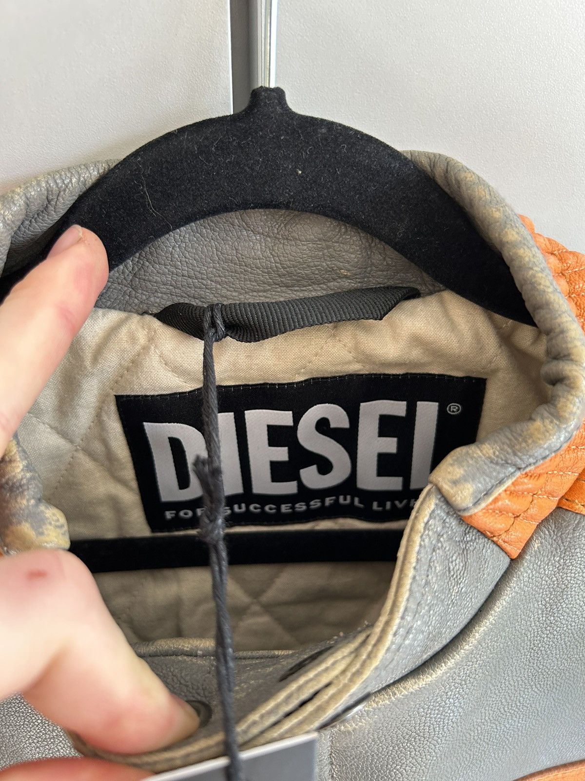 Diesel Diesel L-MUSE GIACCA Leather Jacket Size US L / EU 52-54 / 3 - 4 Thumbnail