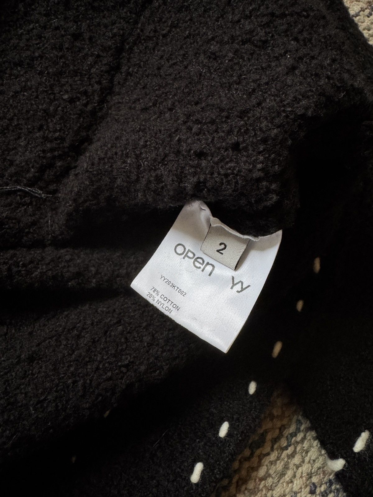 OPEN YY Open Yy ssense exclusive black cardigan Size M / US 6-8 / IT 42-44 - 4 Thumbnail