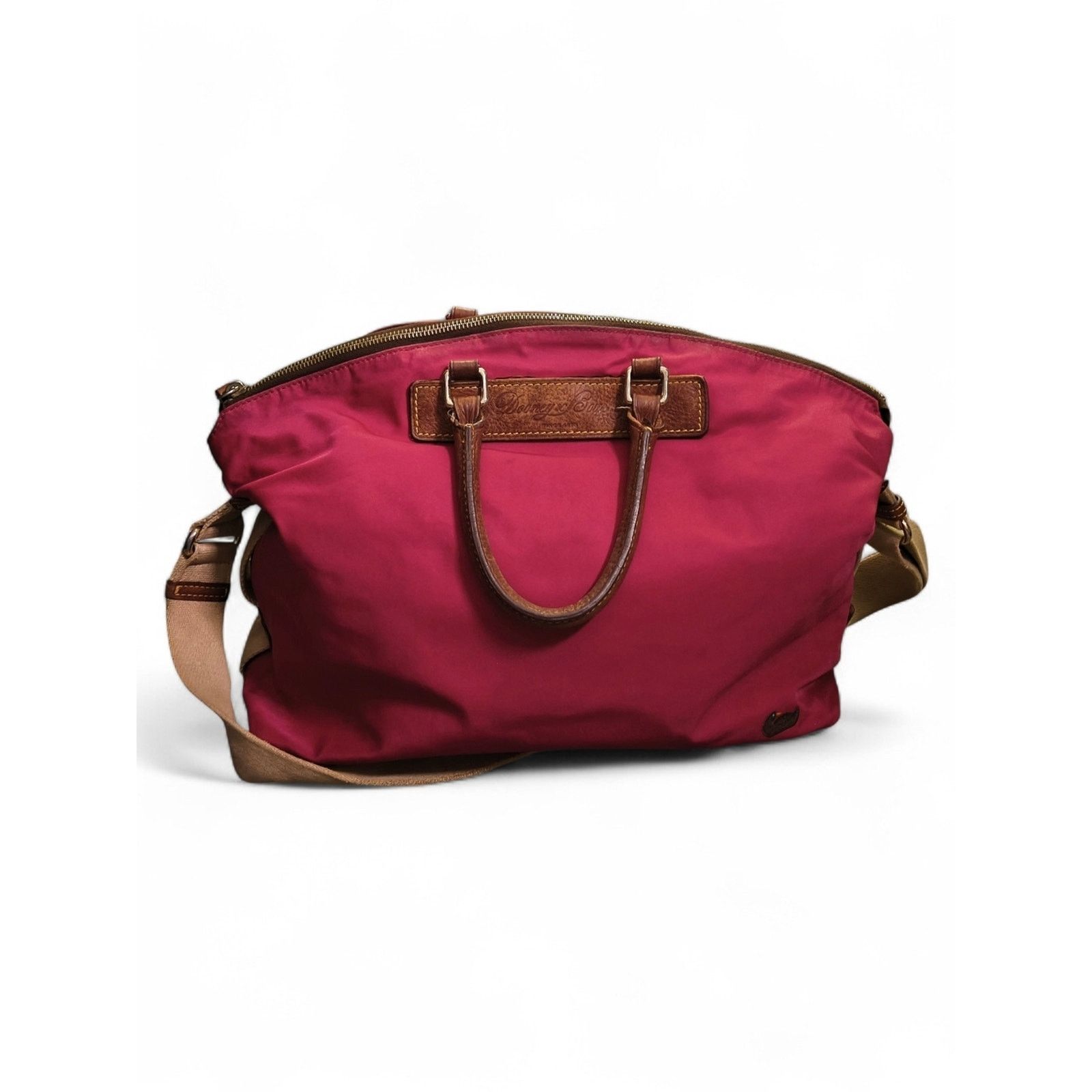 Dooney & Bourke Vintage Dooney & Bourke Red Nylon Duffel Bag Size ONE SIZE - 8 Thumbnail