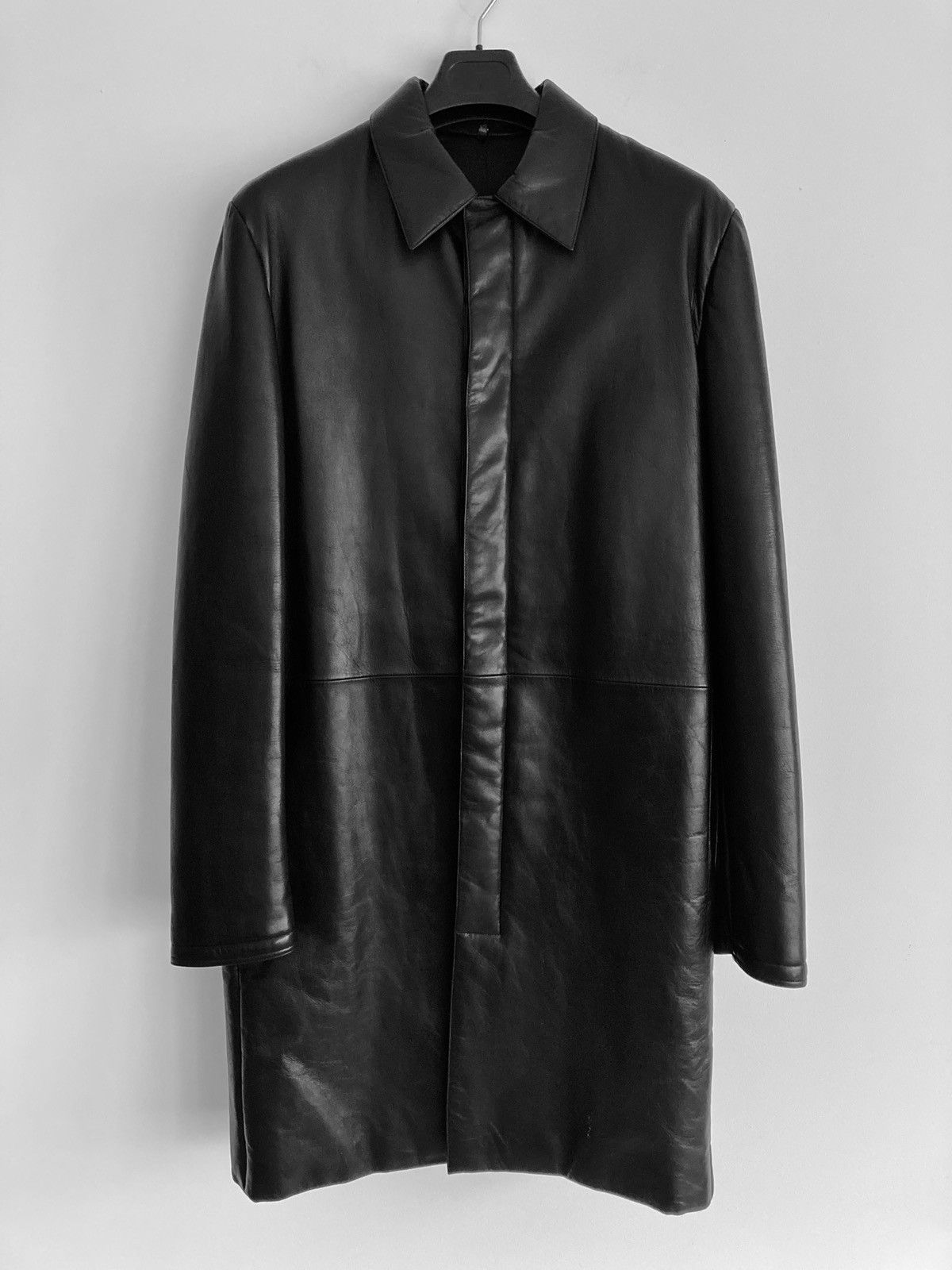 Dior × Hedi Slimane A/W 2002 “Reflexion” Padded Lambskin Coat Size US L / EU 52-54 / 3 - 1 Thumbnail
