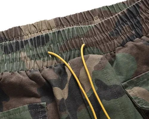 Japanese Brand Megumi x Maiko Denim Shorts Large Pocket Camouflage Workwear Size US 29 - 4 Thumbnail